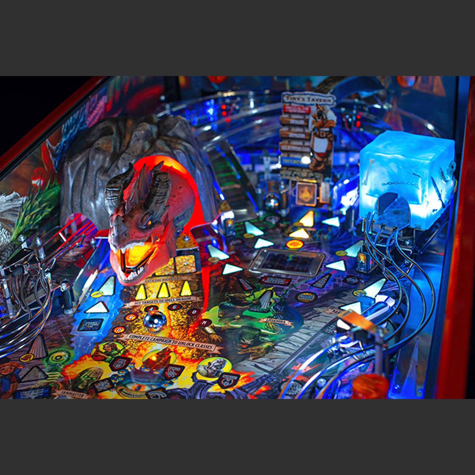 Nitro Pinball Sales Stern Pinball Machine Dungeons &amp; Dragons: The Tyrant’s Eye LIMITED EDITION