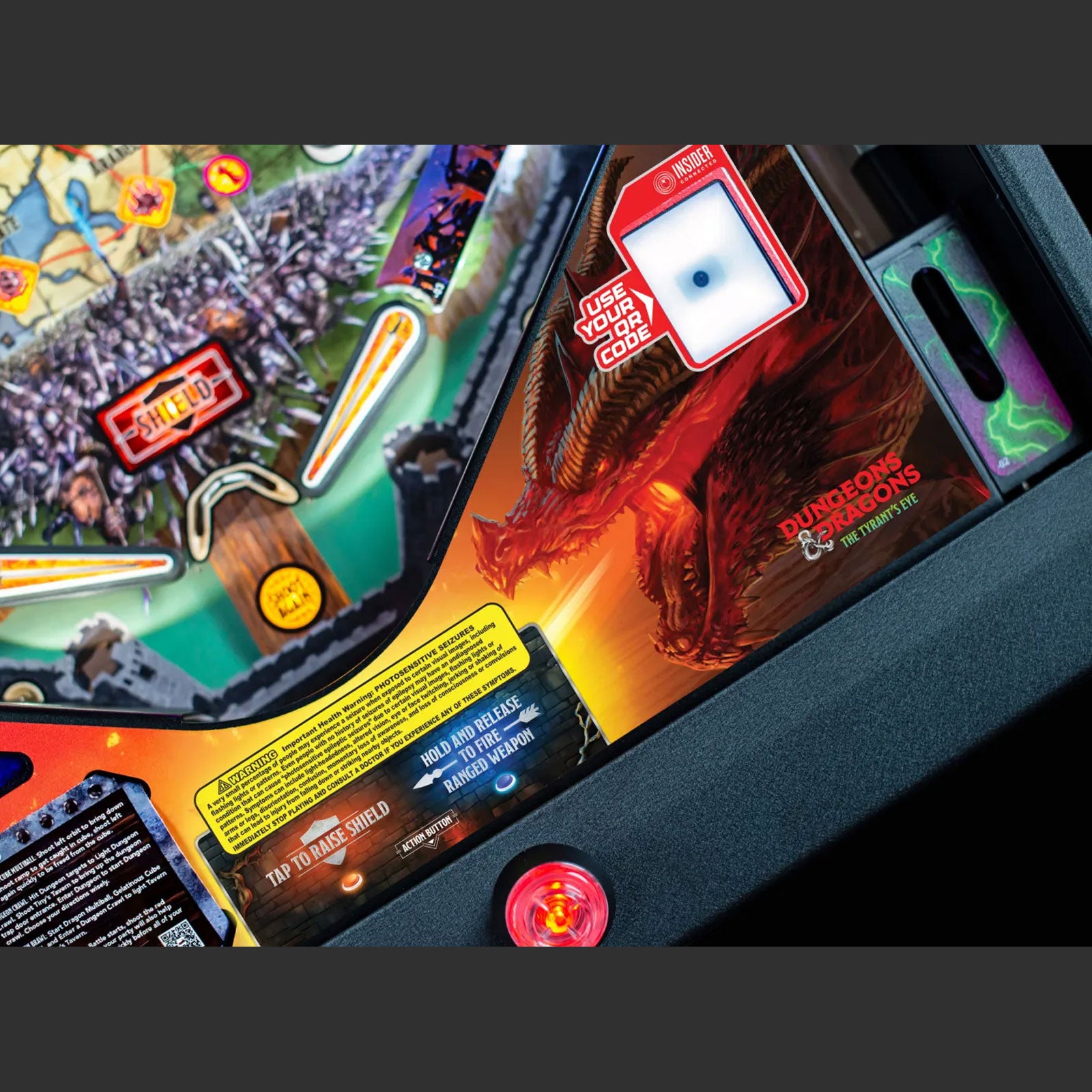 Nitro Pinball Sales Stern Pinball Machine Dungeons & Dragons: The Tyrant’s Eye PREMIUM