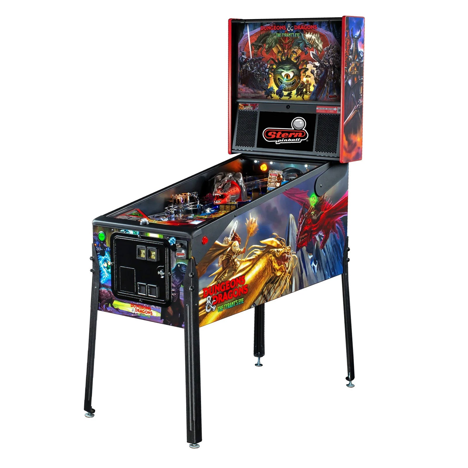 Nitro Pinball Sales Stern Pinball Machine Dungeons & Dragons: The Tyrant’s Eye PREMIUM