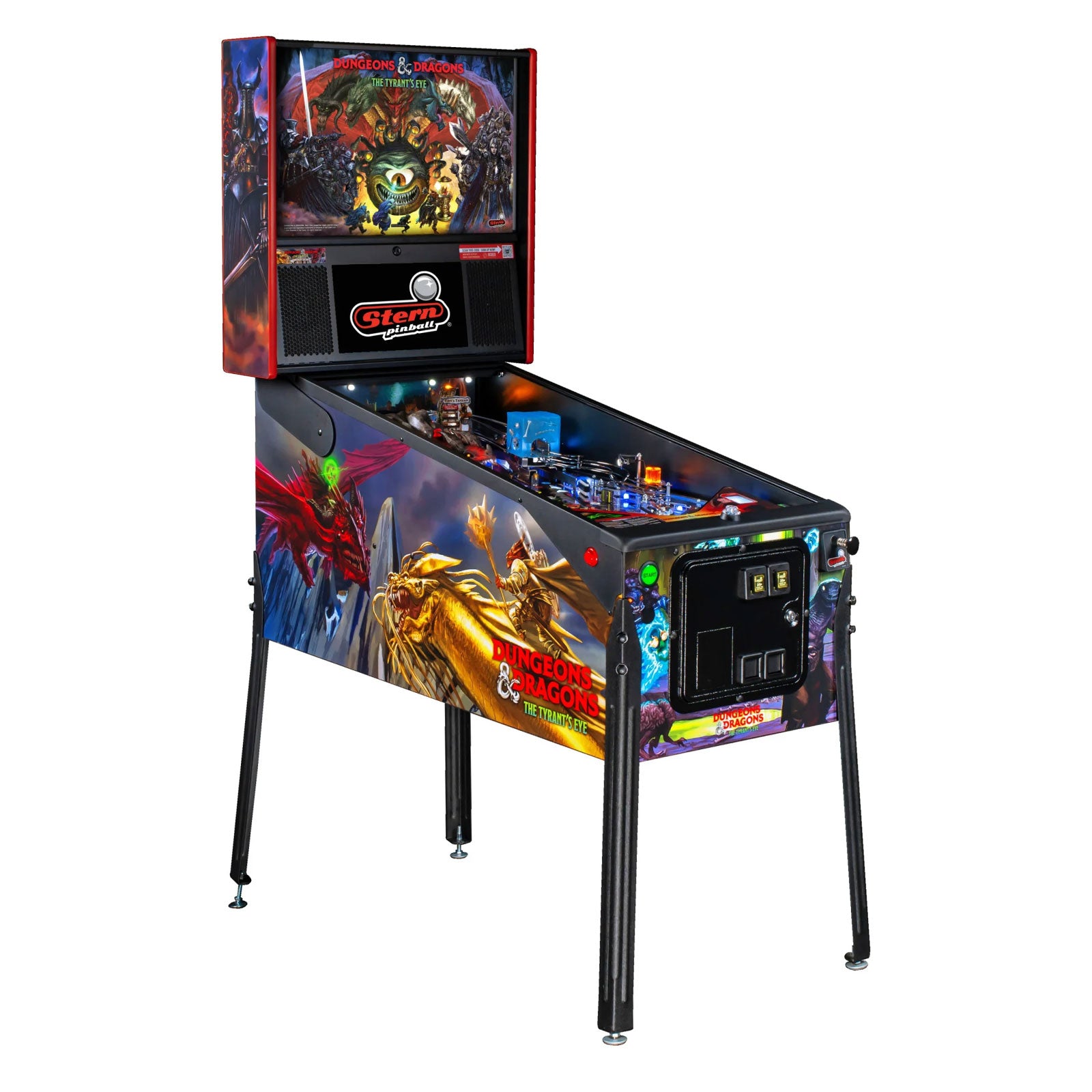 Nitro Pinball Sales Stern Pinball Machine Dungeons & Dragons: The Tyrant’s Eye PREMIUM