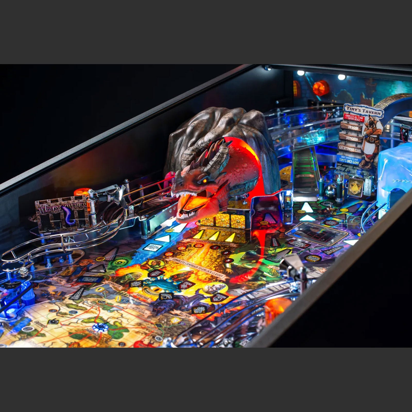 Nitro Pinball Sales Stern Pinball Machine Dungeons & Dragons: The Tyrant’s Eye PREMIUM