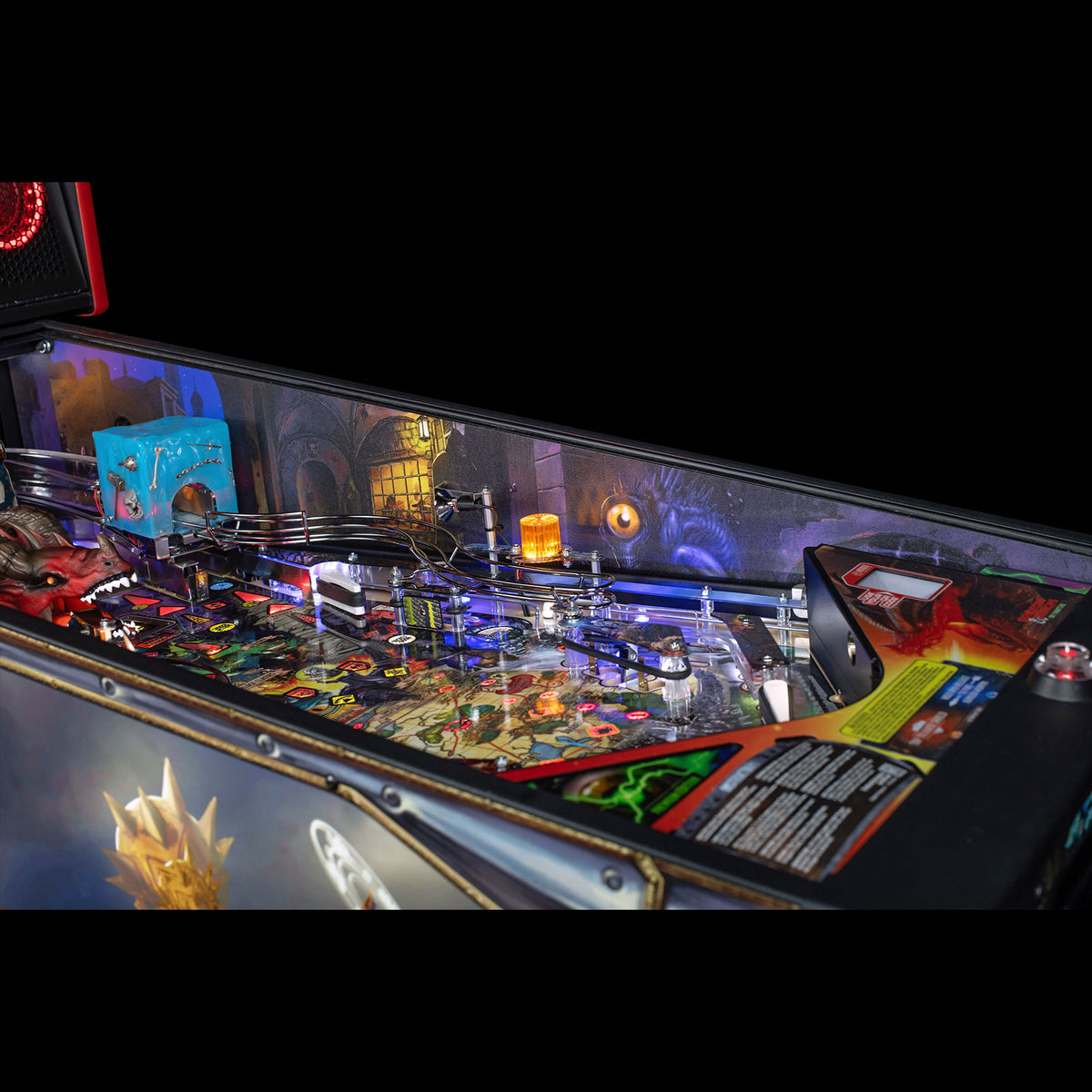 Nitro Pinball Sales Parts & Accessories Officially Licensed Dungeons and Dragons Pinball Interior Art Blades by Stern PinbalL