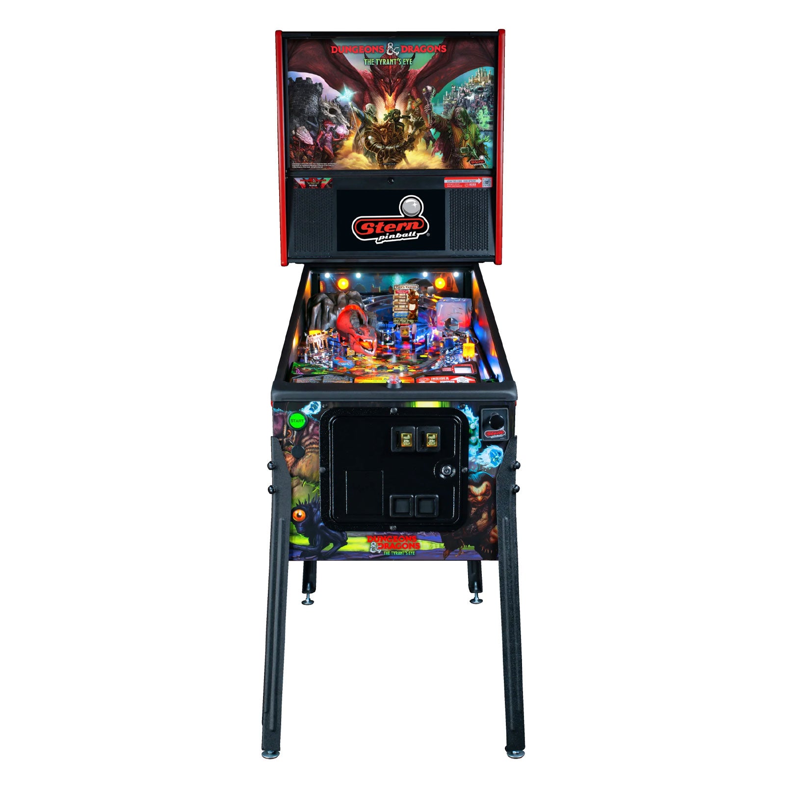 Nitro Pinball Sales Stern Pinball Machine Dungeons & Dragons: The Tyrant’s Eye PRO