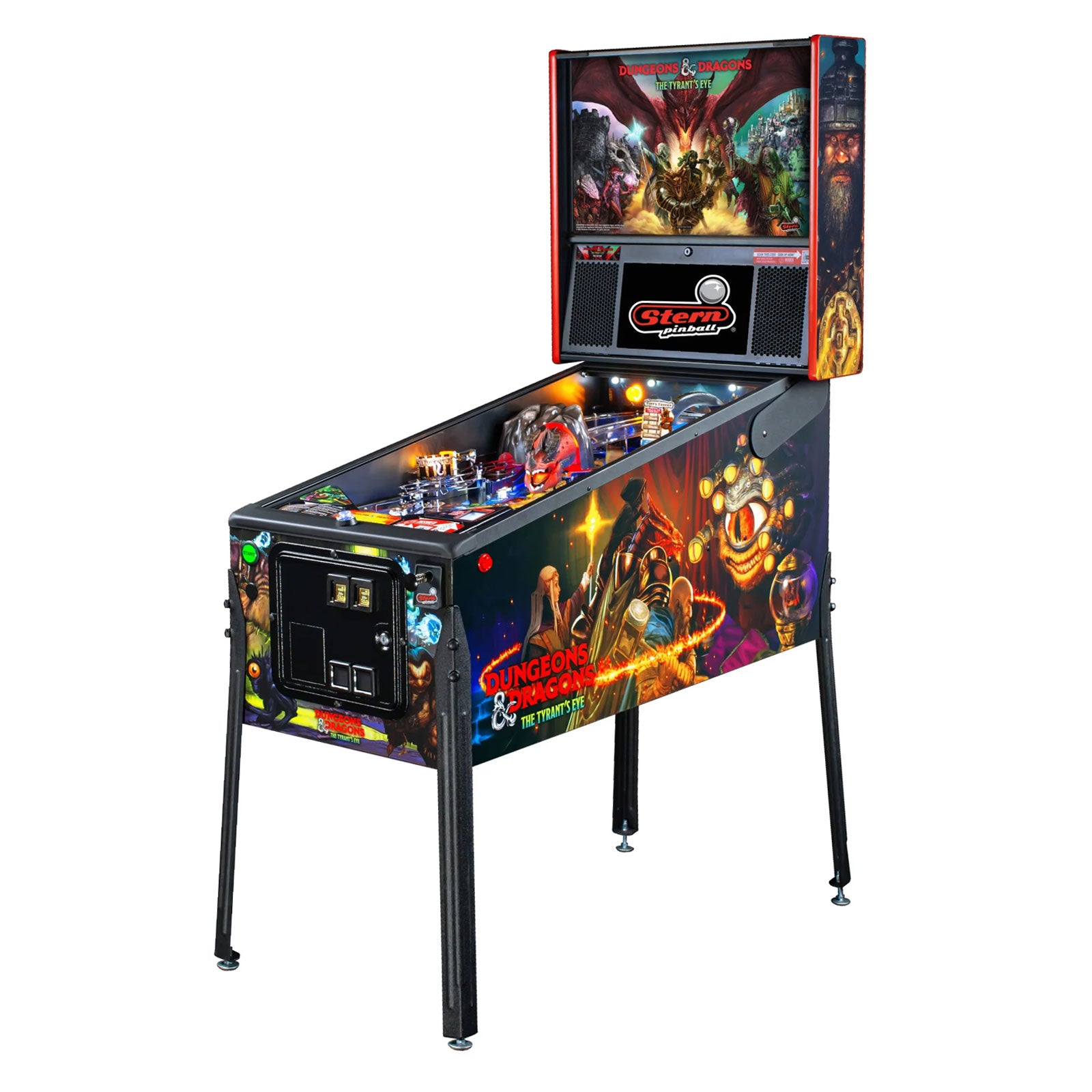 Nitro Pinball Sales Stern Pinball Machine Dungeons & Dragons: The Tyrant’s Eye PRO