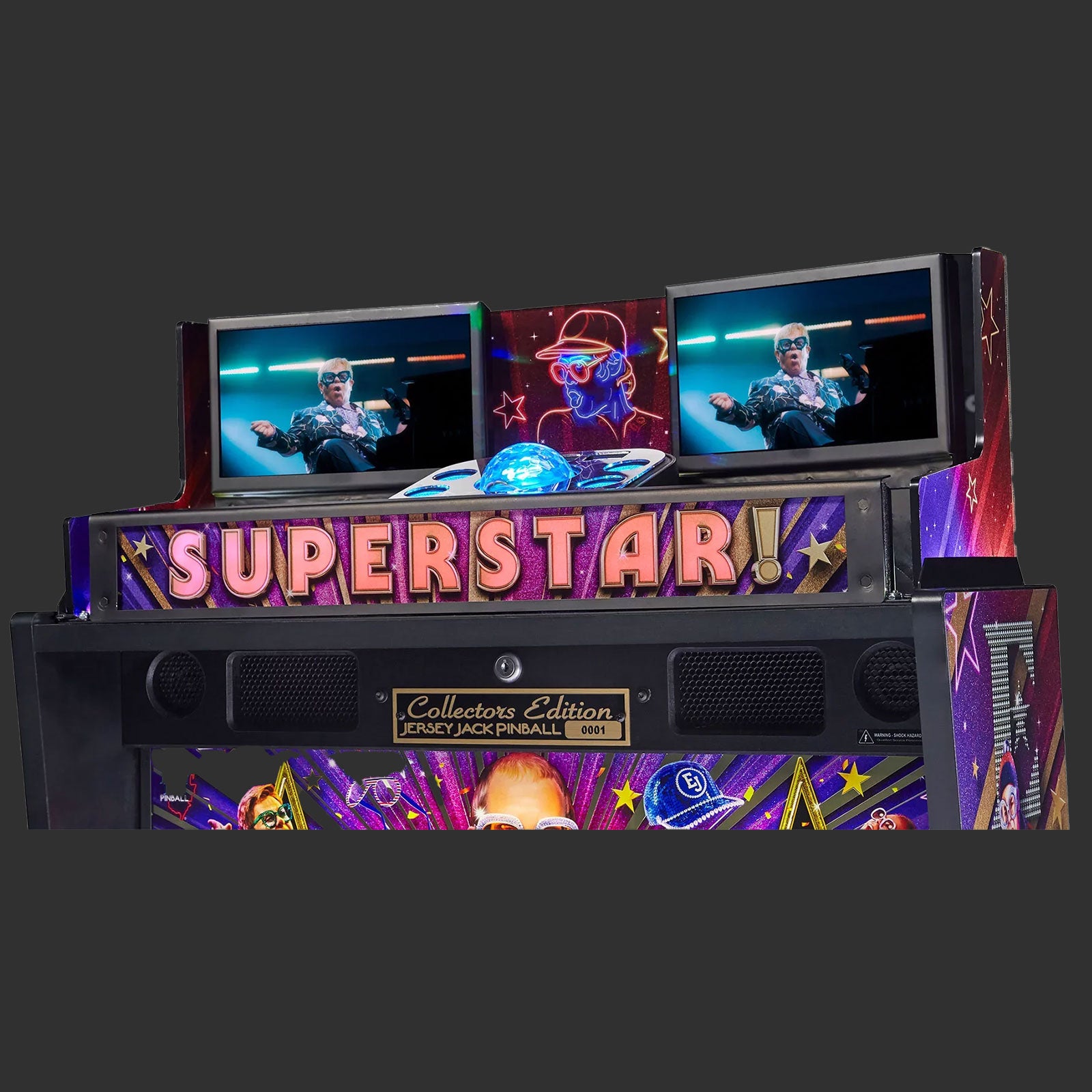 Nitro Pinball Sales  Jersey Jack Pinball Machine ELTON JOHN Collector's Edition