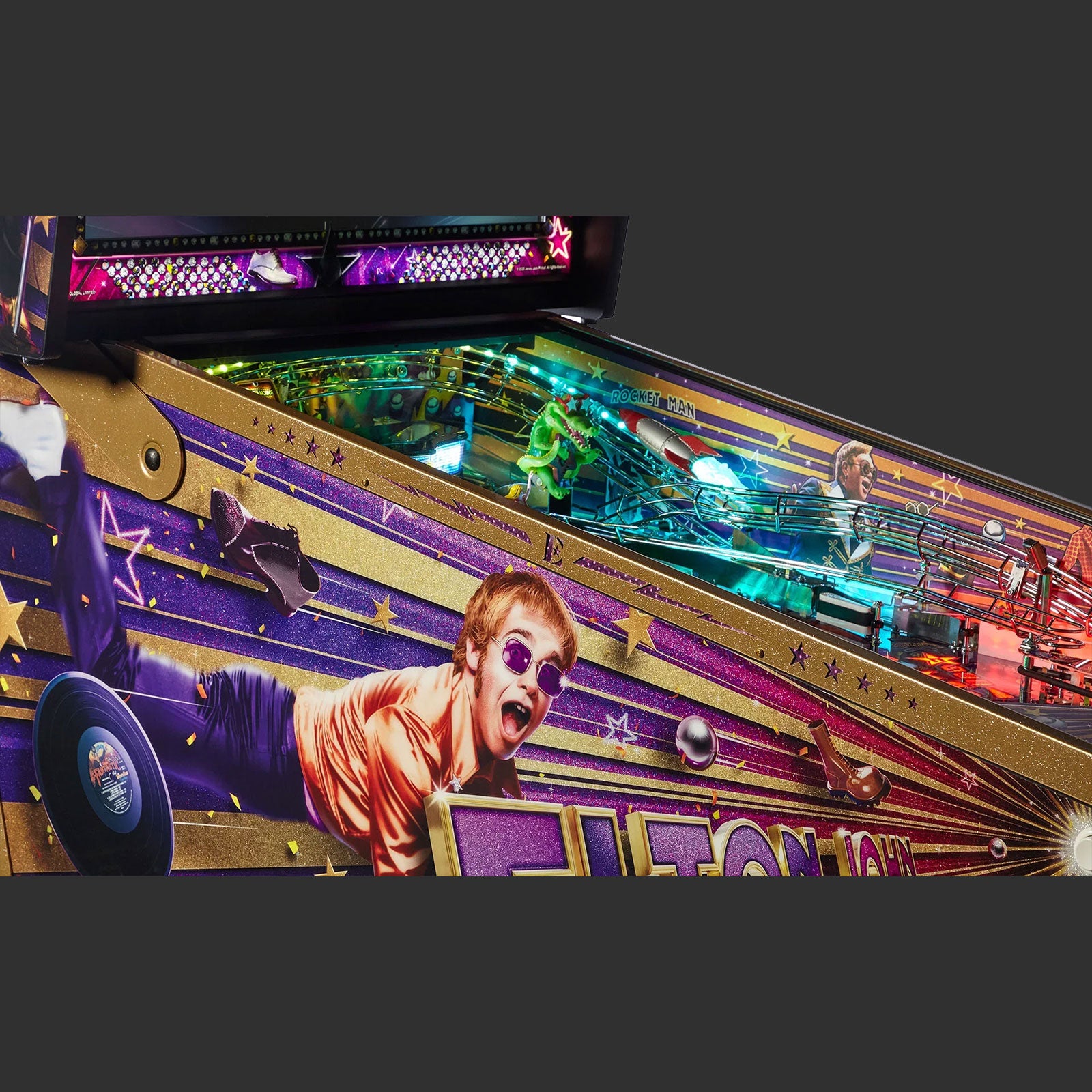 Nitro Pinball Sales  Jersey Jack Pinball Machine ELTON JOHN Collector's Edition