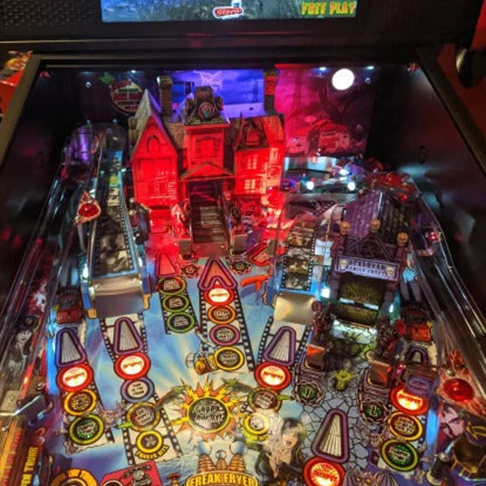 Nitro Pinball Sales Playfield Accessories Elvira's House of Horrors Pinball PURPLE LED Strip Backboard Light