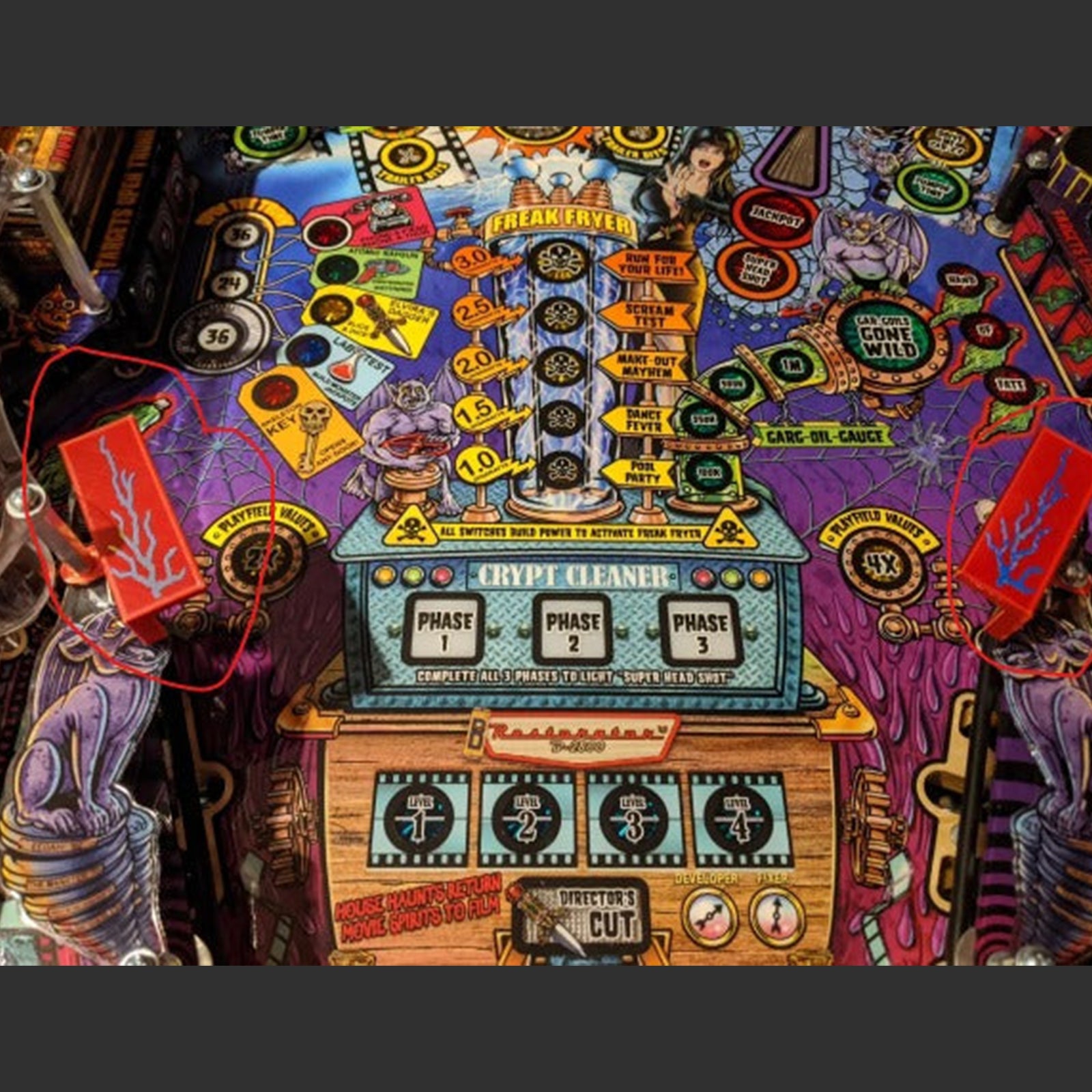 Nitro Pinball Sales Playfield Accessories Elvira's House of Horrors Pinball Spotlight Covers