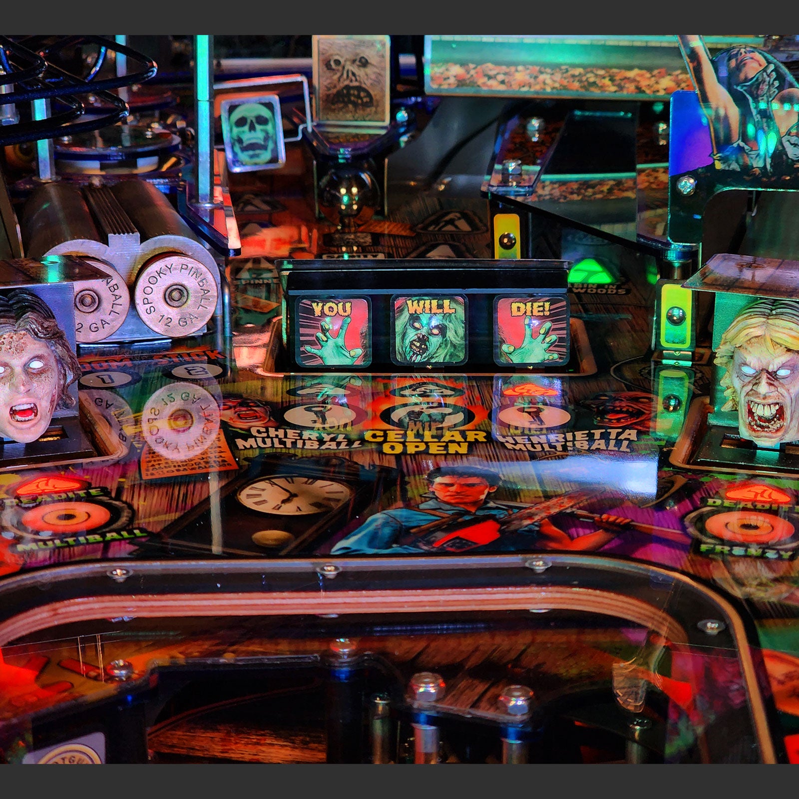 Nitro Pinball Sales Spooky Pinball Evil Dead Collector's Edition Trap Doors