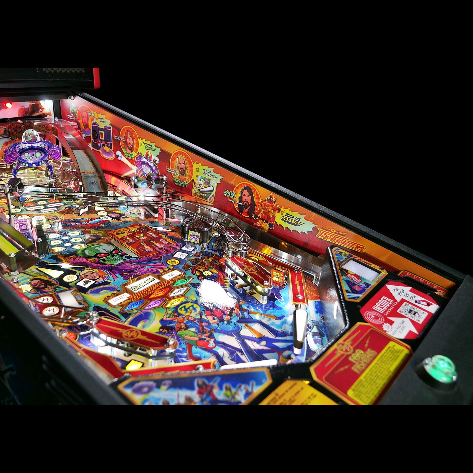 Nitro Pinball Sales Parts & Accessories FOO FIGHTERS INSIDE ART BLADES FOR PRO MODELS 