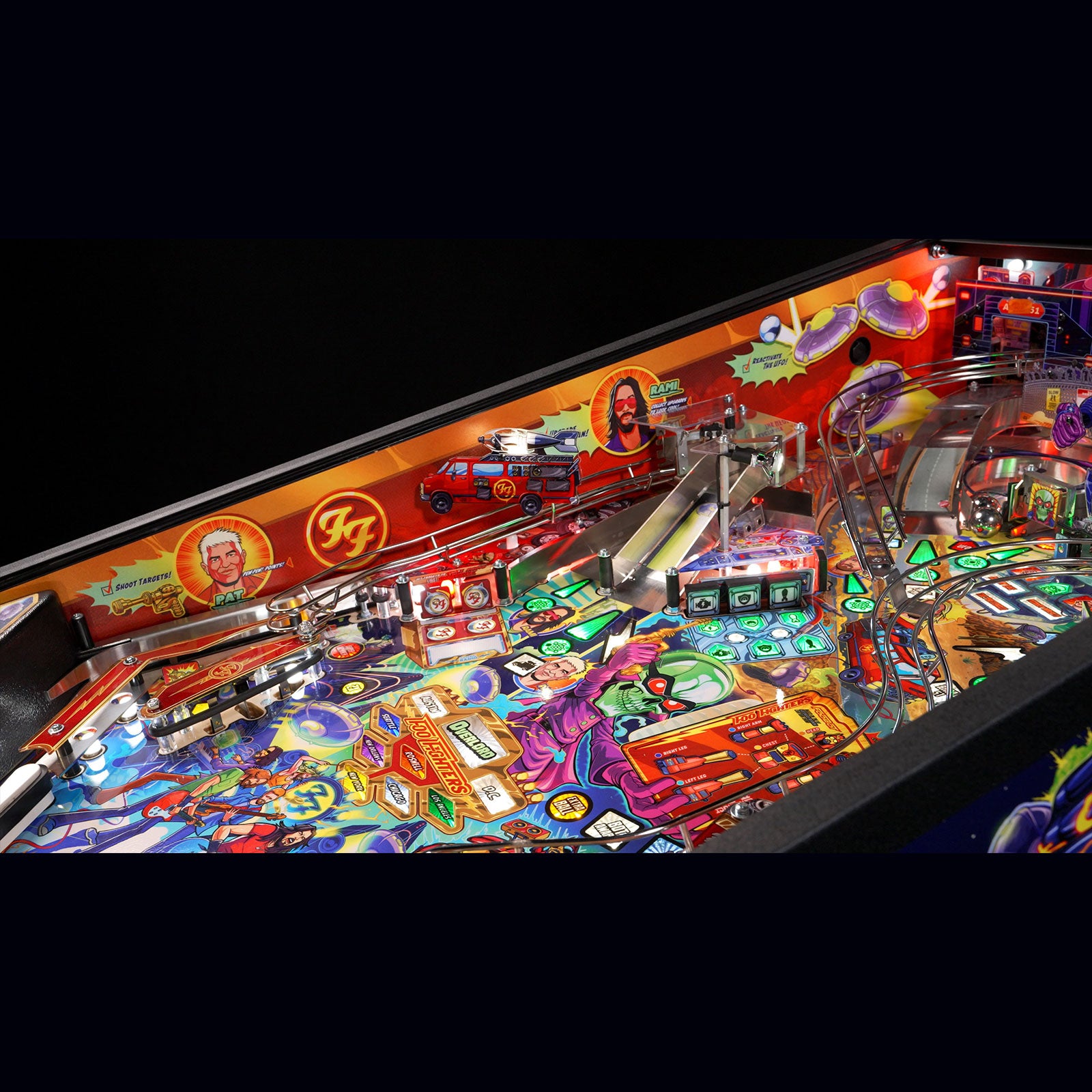 Nitro Pinball Sales Parts & Accessories FOO FIGHTERS INSIDE ART BLADES FOR PRO MODELS 