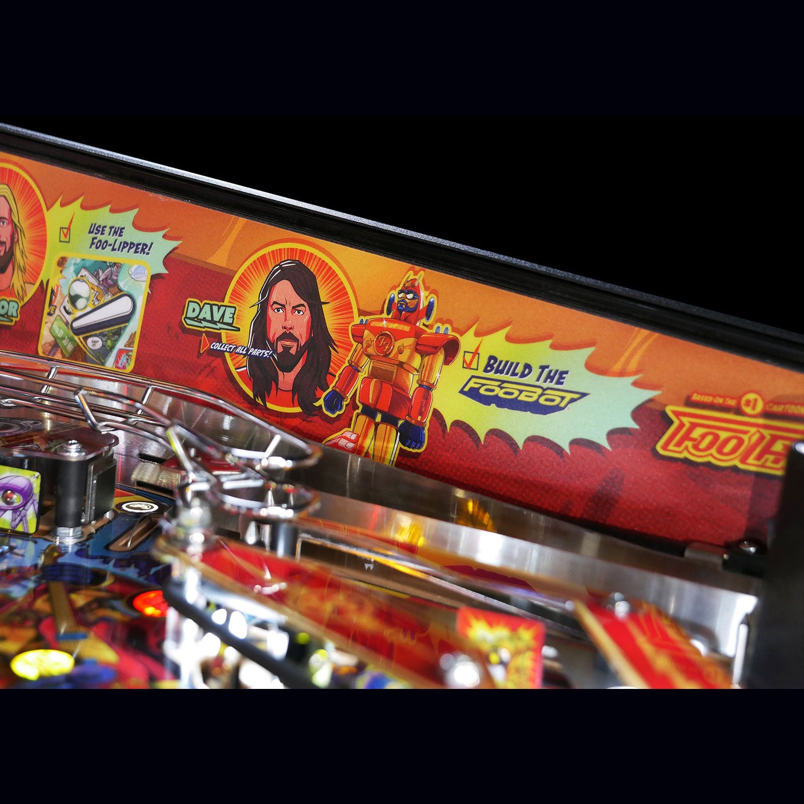 Nitro Pinball Sales Parts & Accessories FOO FIGHTERS INSIDE ART BLADES FOR PRO MODELS 