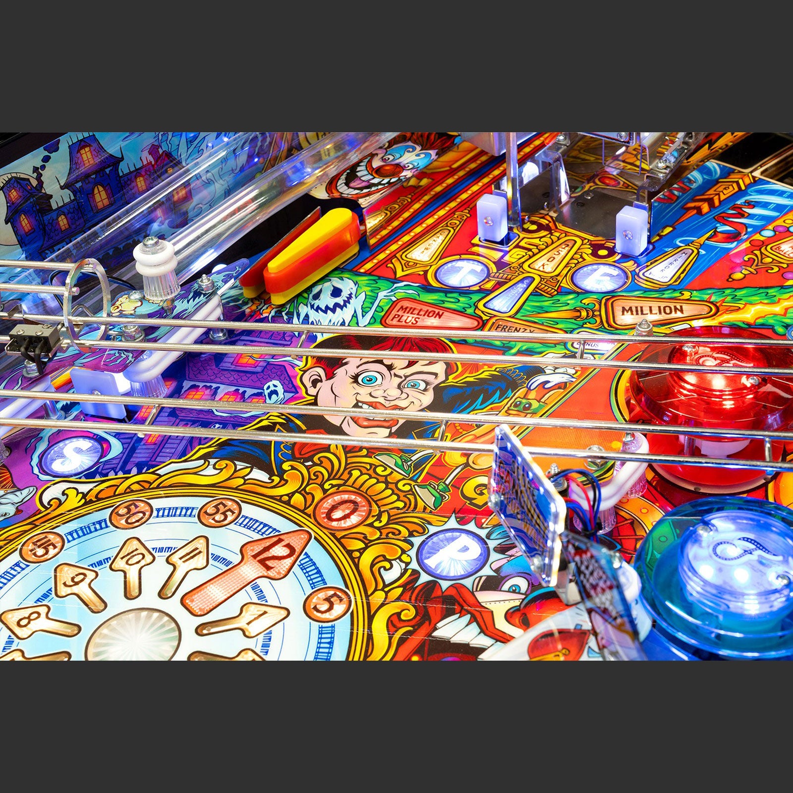 Nitro Pinball Sales Canada Pedretti Pinball Machine FunHouse Limited Edition Playfield