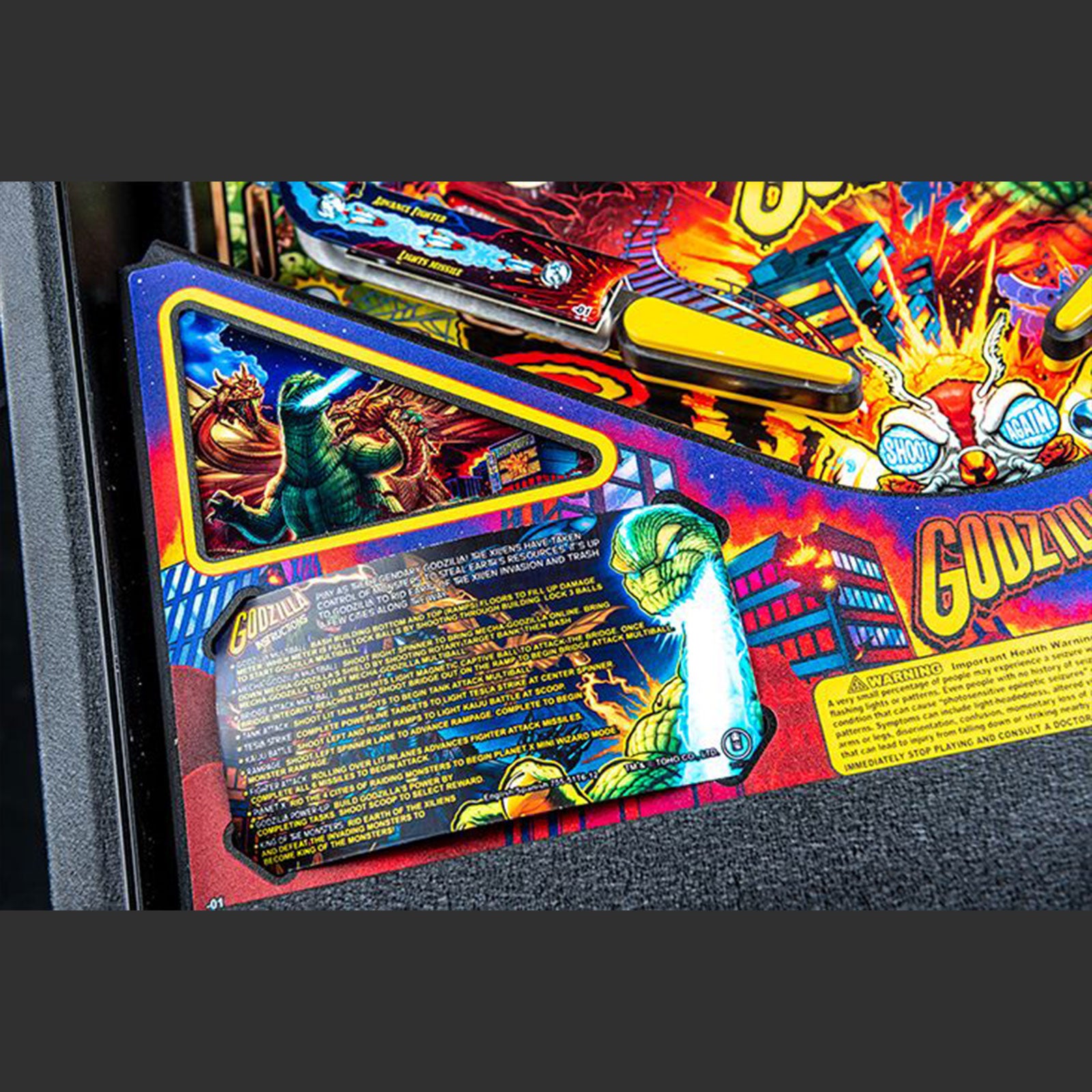 Nitro Pinball Sales Canada - Stern Pinball Machine Godzilla Premium