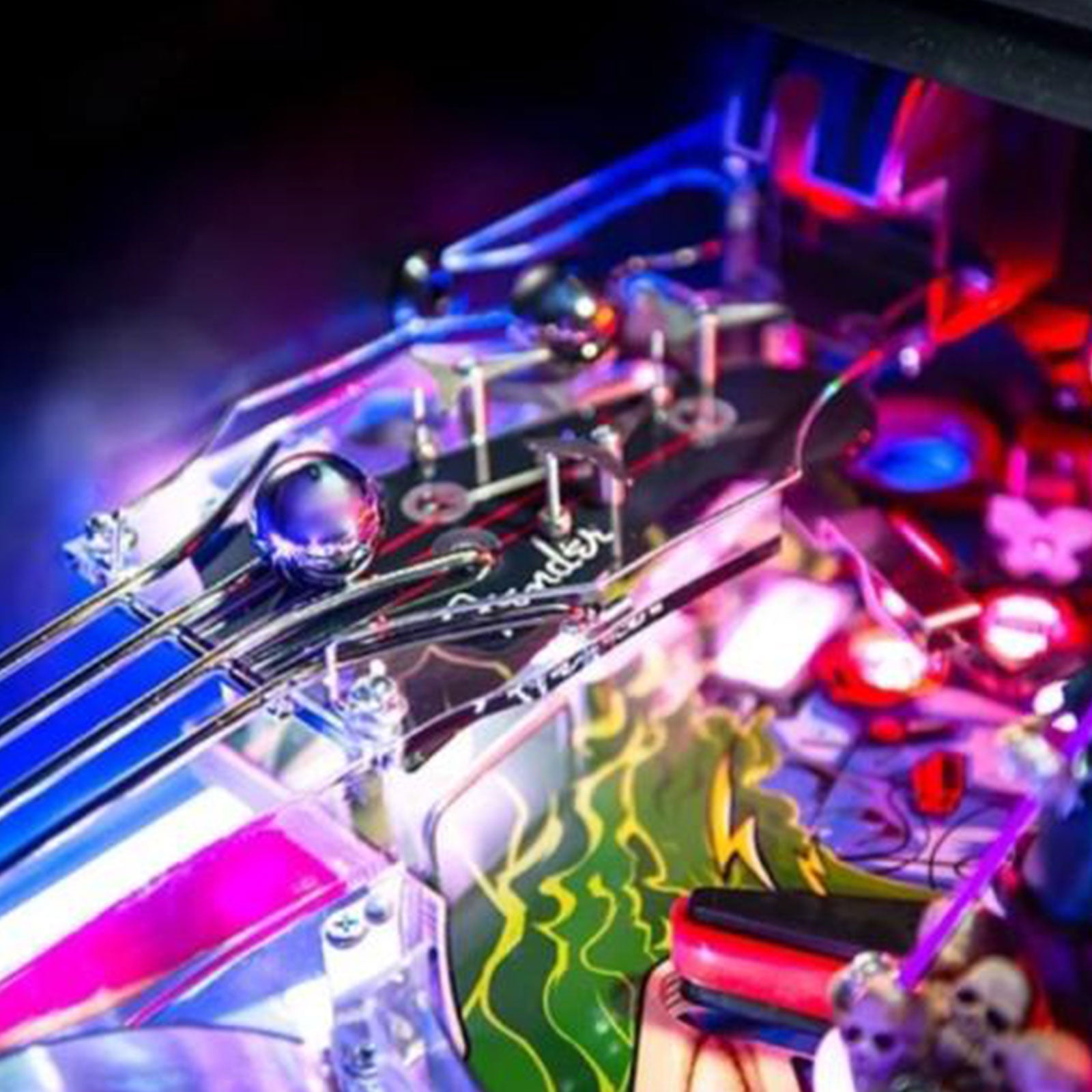 Nitro Pinball Sales GUNS N' ROSES Limited Edition Jersey Jack Pinball Machine