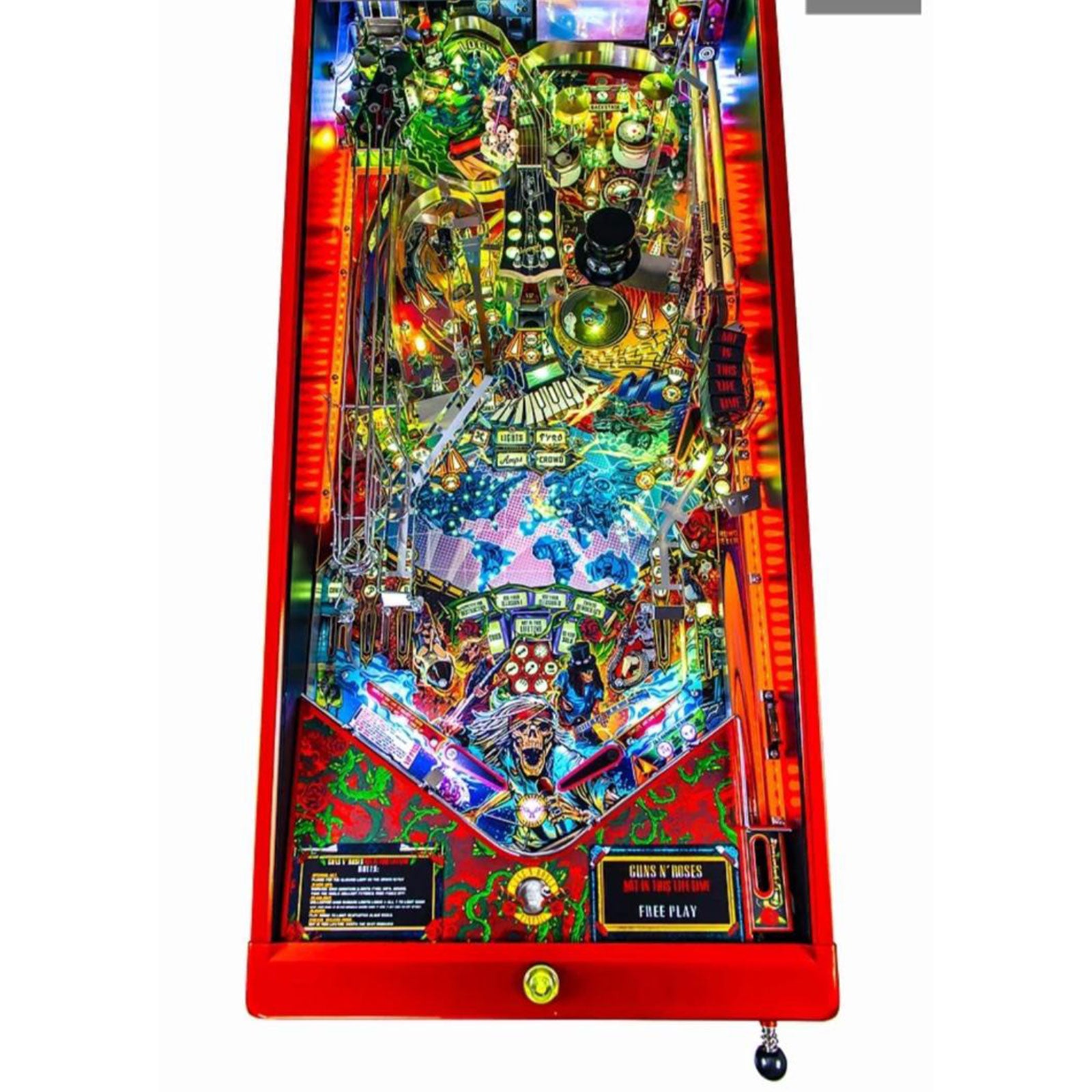 Nitro Pinball Sales GUNS N' ROSES Limited Edition Jersey Jack Pinball Machine