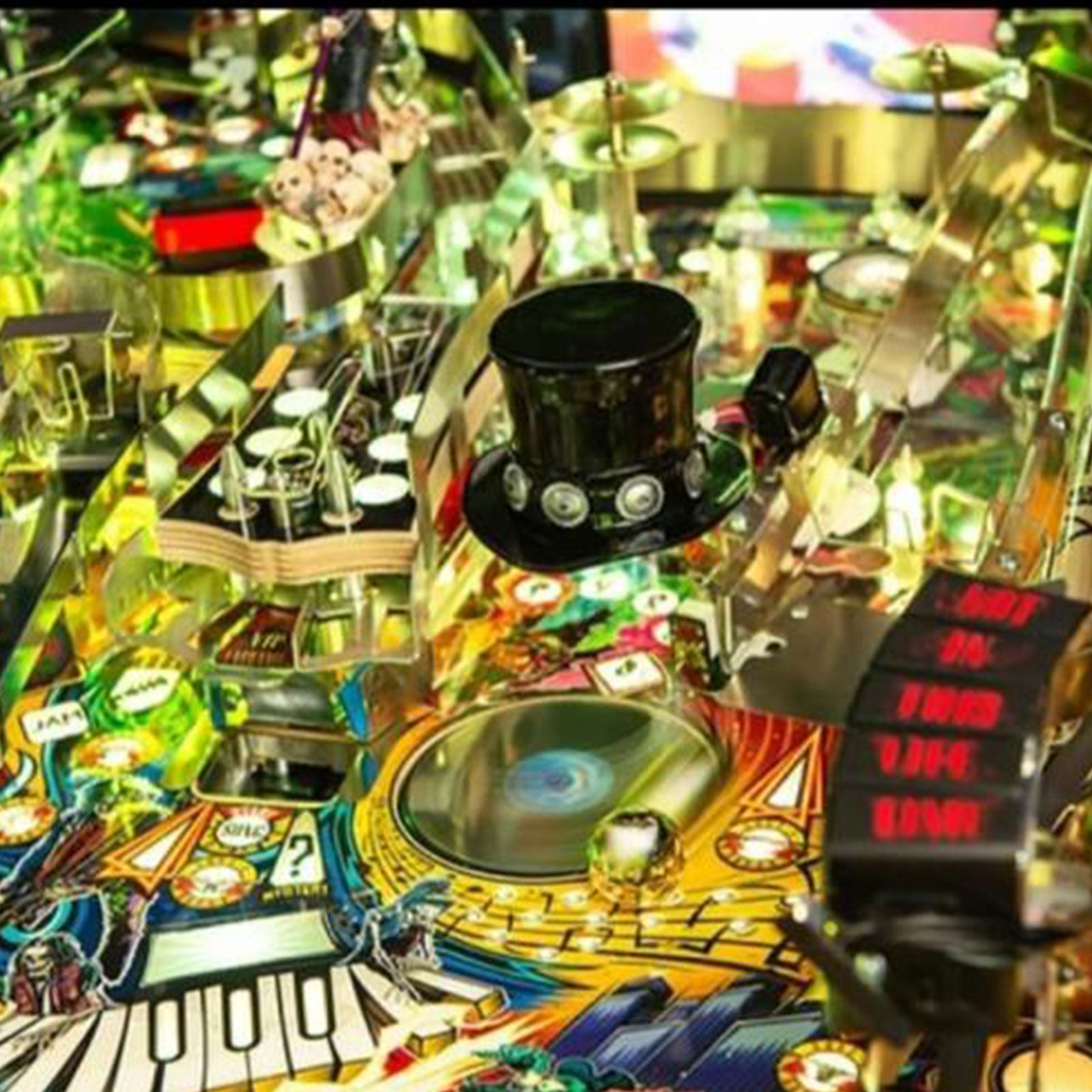 Nitro Pinball Sales GUNS N' ROSES Limited Edition Jersey Jack Pinball Machine