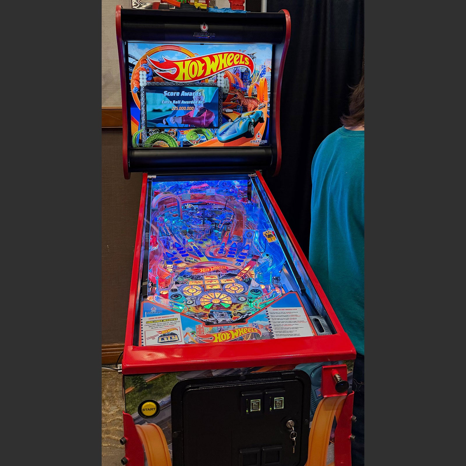 Nitro Pinball Sales Parts & Accessories Hot Wheels: Deluxe Edition - Red American Pinball