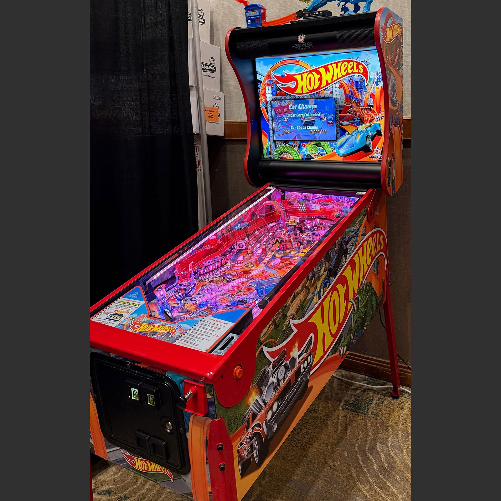 Nitro Pinball Sales Parts & Accessories Hot Wheels: Deluxe Edition - Red American Pinball