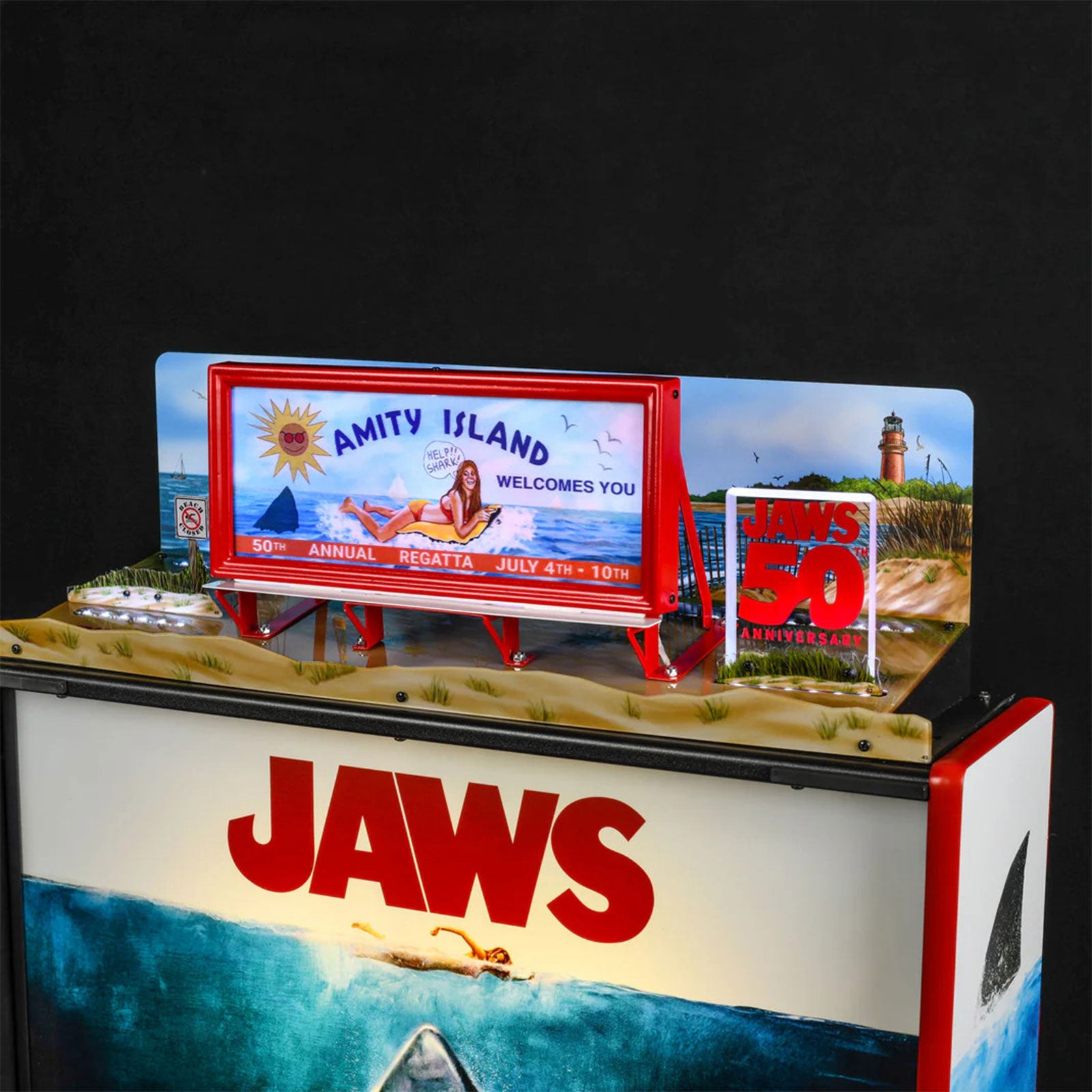 Nitro Pinball Sales Parts & Accessories JAWS 50th Anniversary Pinball Topper