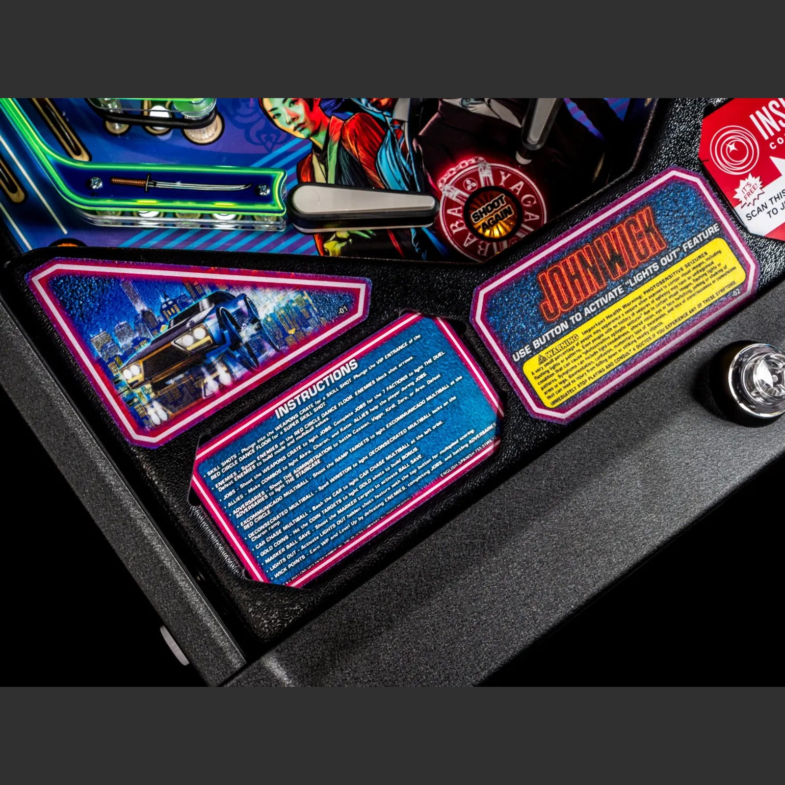 Nitro Pinball Sales Canada Stern John Wick Pro Pinball Machine