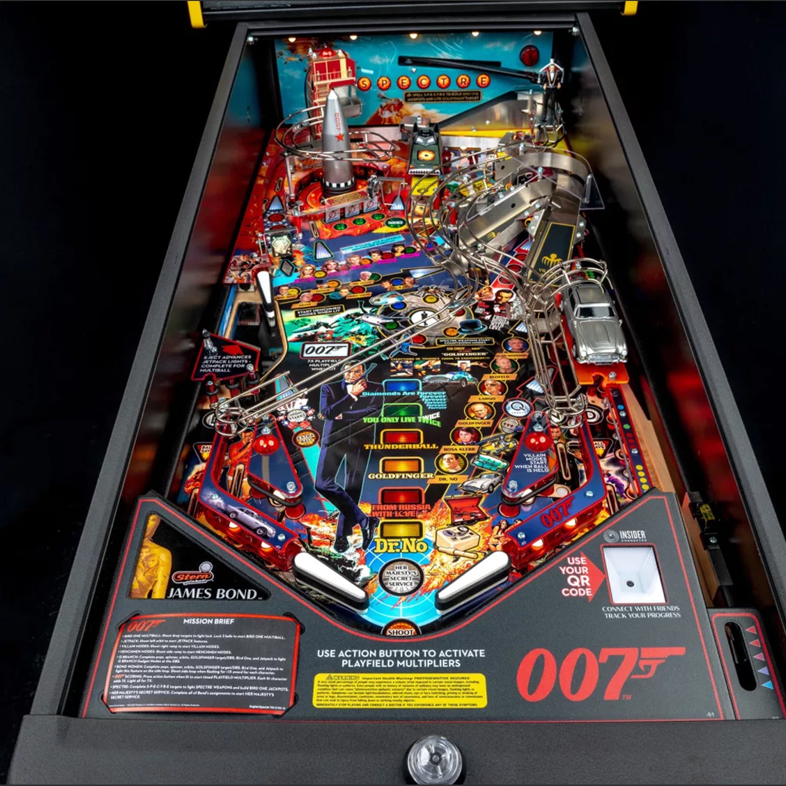 Nitro Pinball Sales Canada Stern James Bond 007 Premium (You Only Live Twice)  Pinball Machine