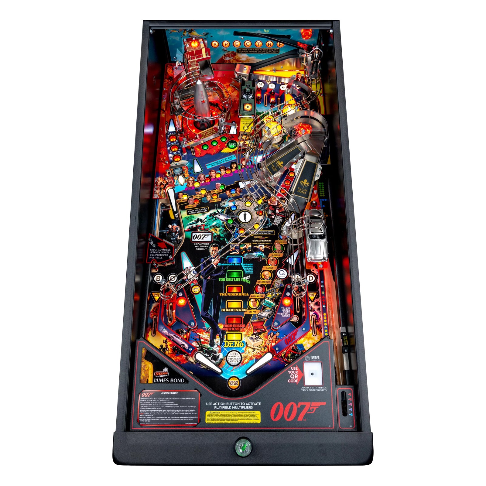 Nitro Pinball Sales Canada Stern James Bond 007 Premium (You Only Live Twice)  Pinball Machine