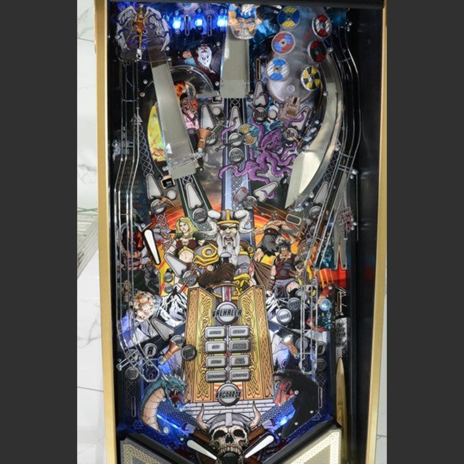 Nitro Pinball Sales Canada Legends of Valhalla Deluxe Edition American Pinball Machine