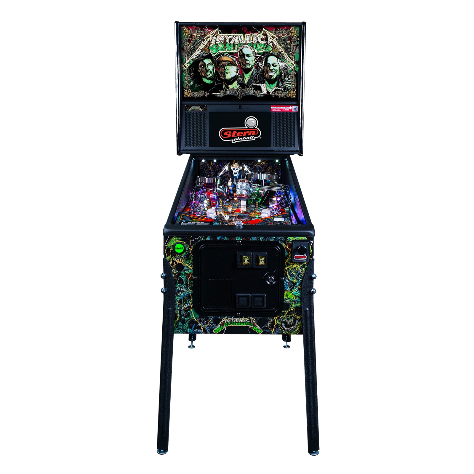 Nitro Pinball Canada Sales Stern Metallica Remastered Premium Pinball Machine