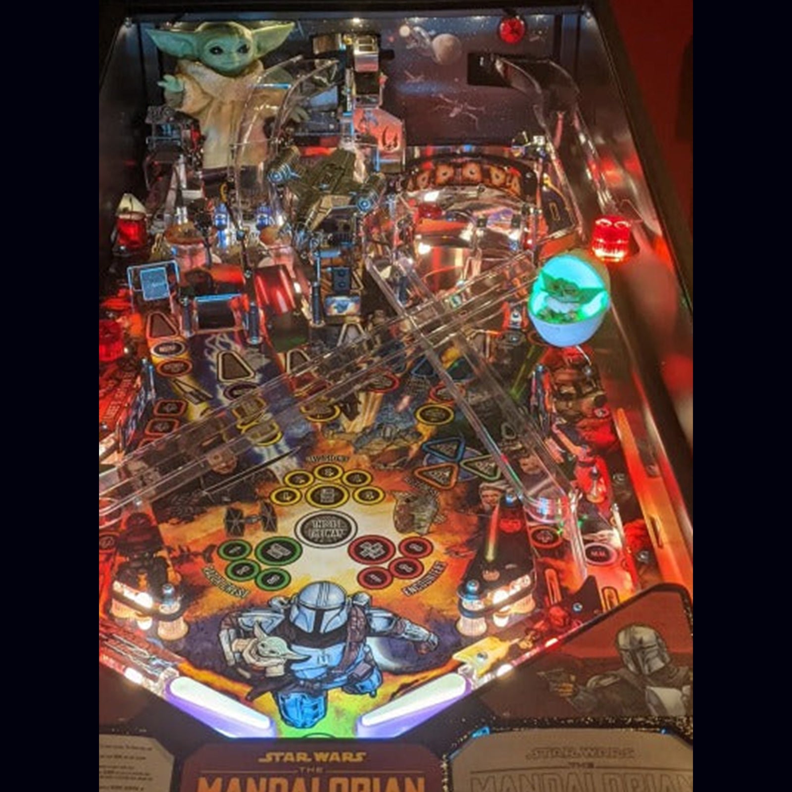 Nitro Pinball Sales Playfield Accessories Mandalorian Interactive Illuminated FLOATING Grogu!