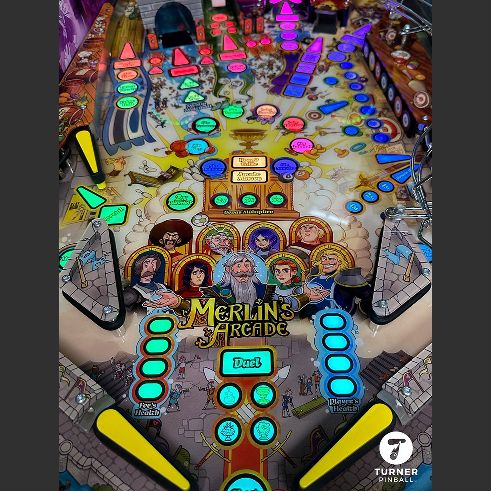 Nitro Pinball Sales Pinball Machine Merlin's Arcade Pinball Machine by Turner Pinball