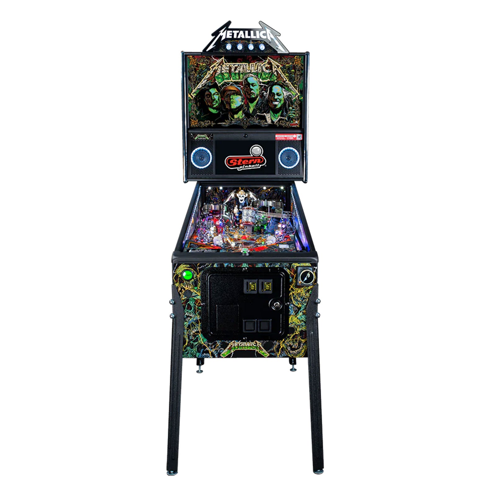 Nitro Pinball Sales Parts & Accessories Metallica Remastered Pinball Toppe