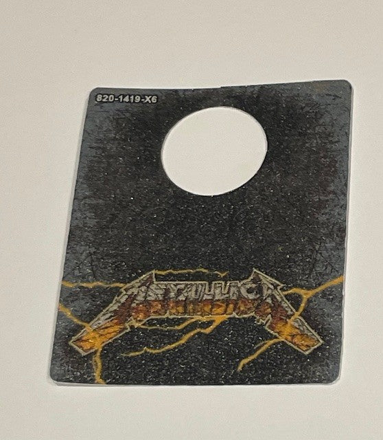 Metallica Shooter Knob Housing Decal !