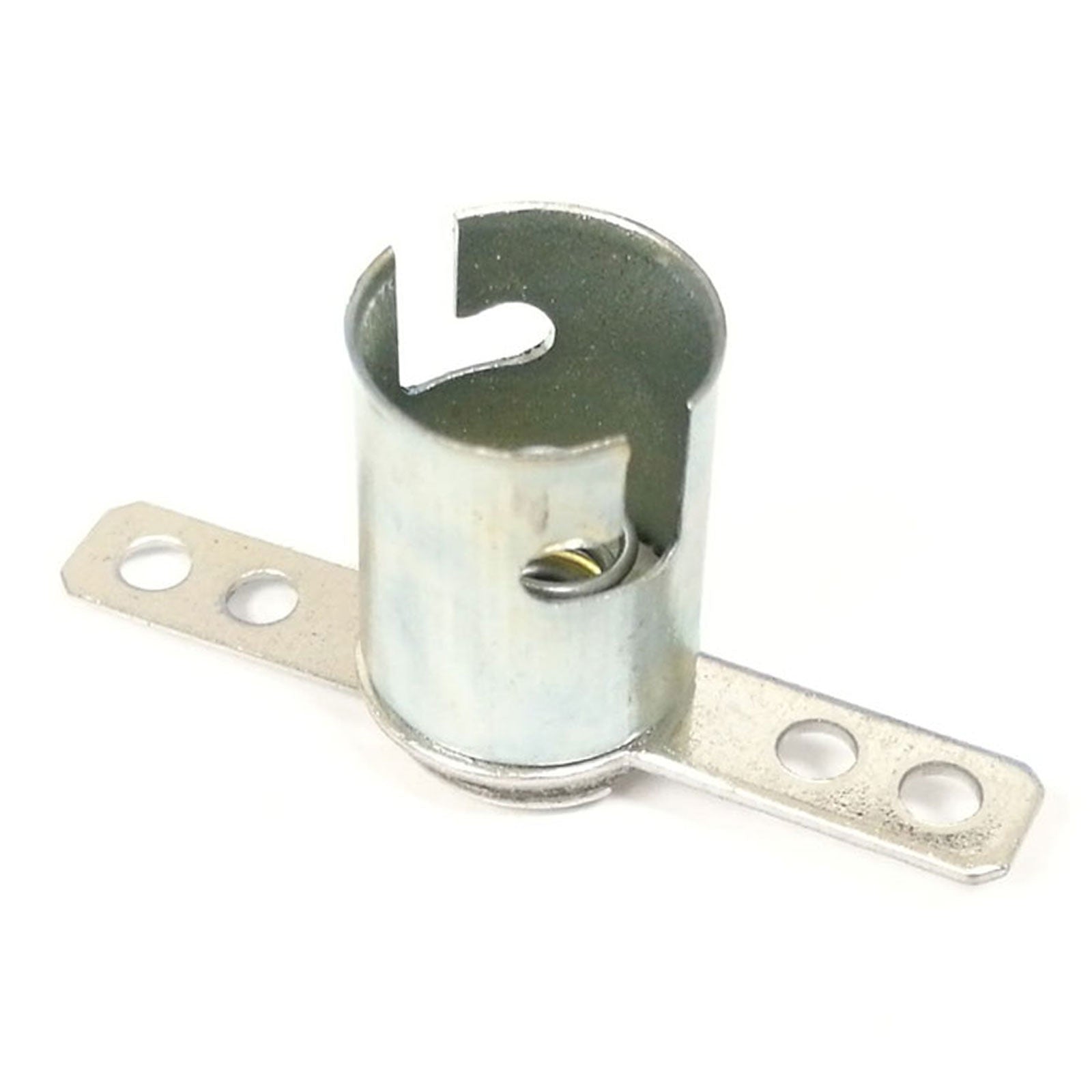 Miniature Wedge Base 2-Lead Socket With Staple Down Mounting Bracket