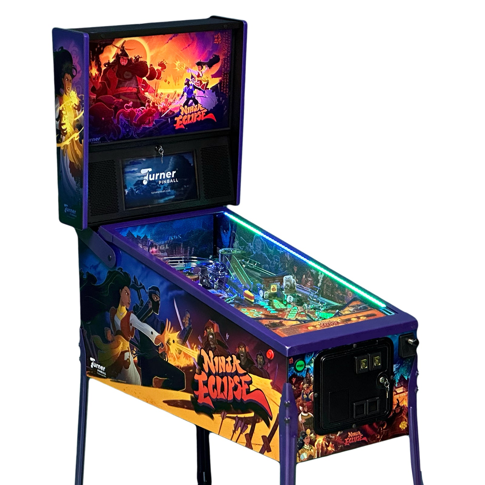 Nitro Pinball Sales NINJA ECLIPSE™ By Turner Pinball Machine