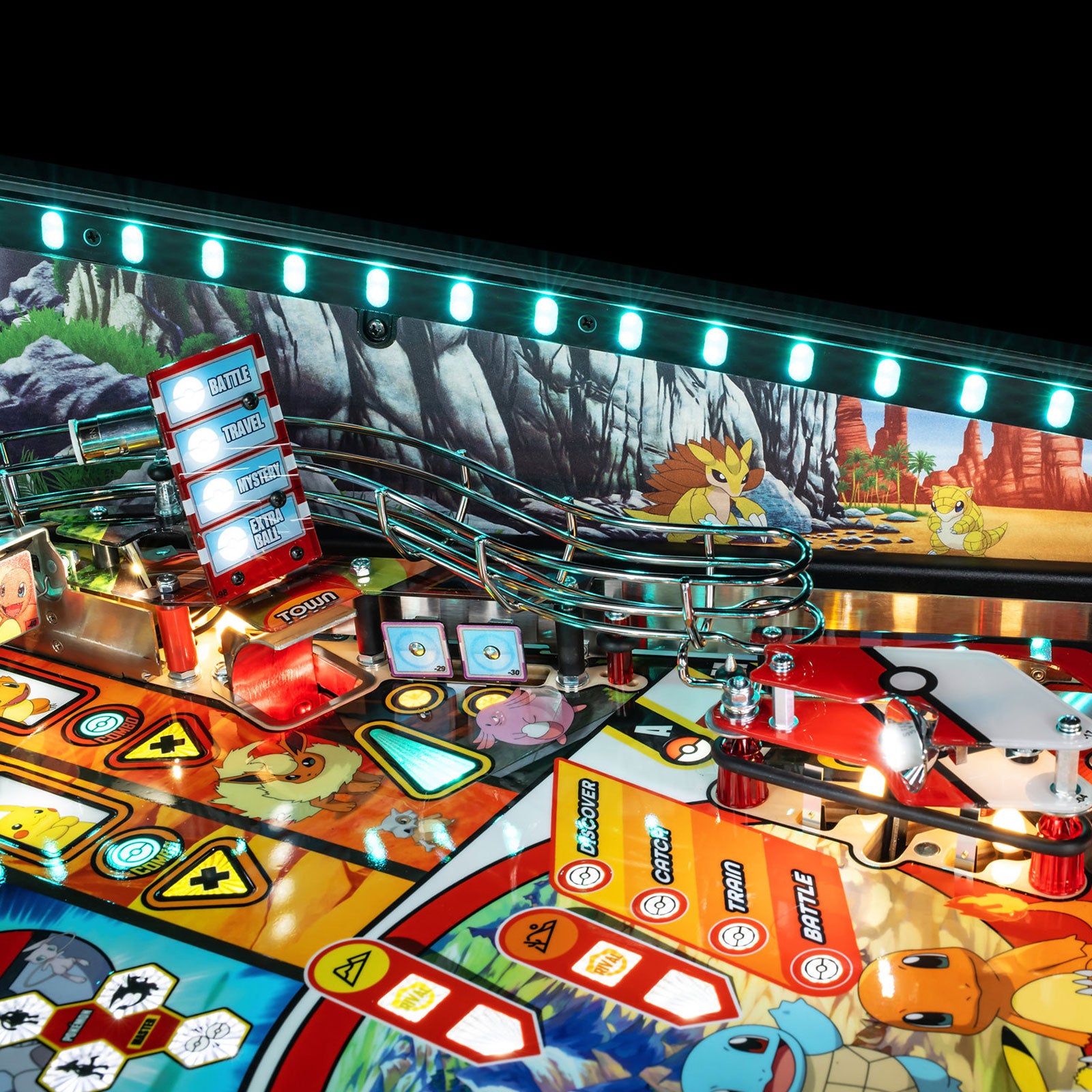 Nitro Pinball Sales Parts & Accessories  - Pokemon Pinball Interior Art Blades - Stern Pinball