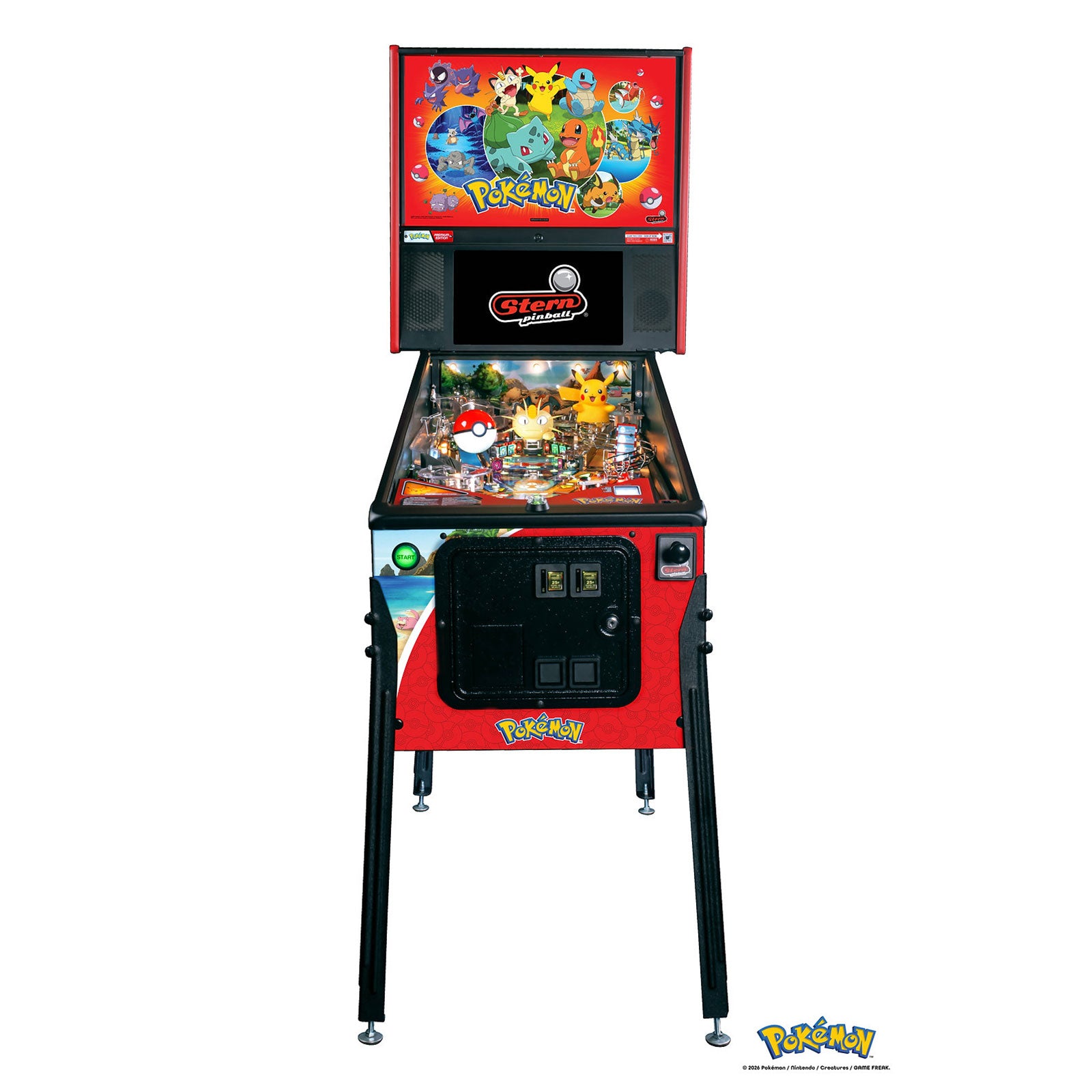 Nitro Pinball Sales Pokémon Premium Stern Pinball Machine