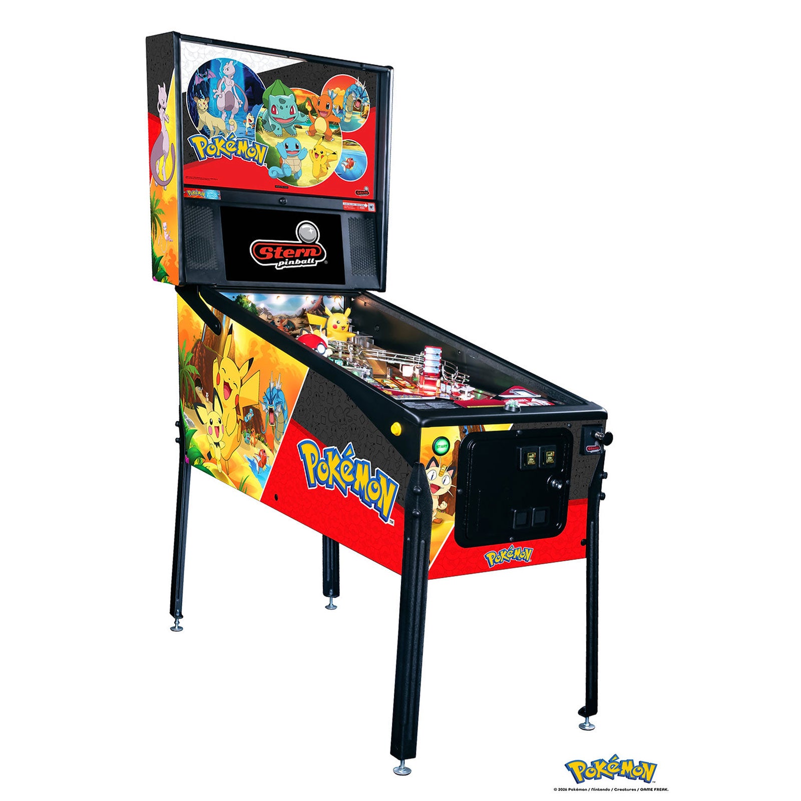 Nitro Pinball Pokémon Pro Edition Stern Pinball Machine