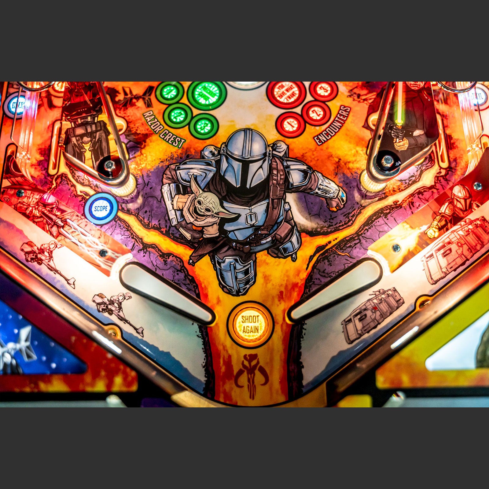 Nitro Pinball Sales Stern Pinball Machine  STAR WARS The Mandalorian: Premium