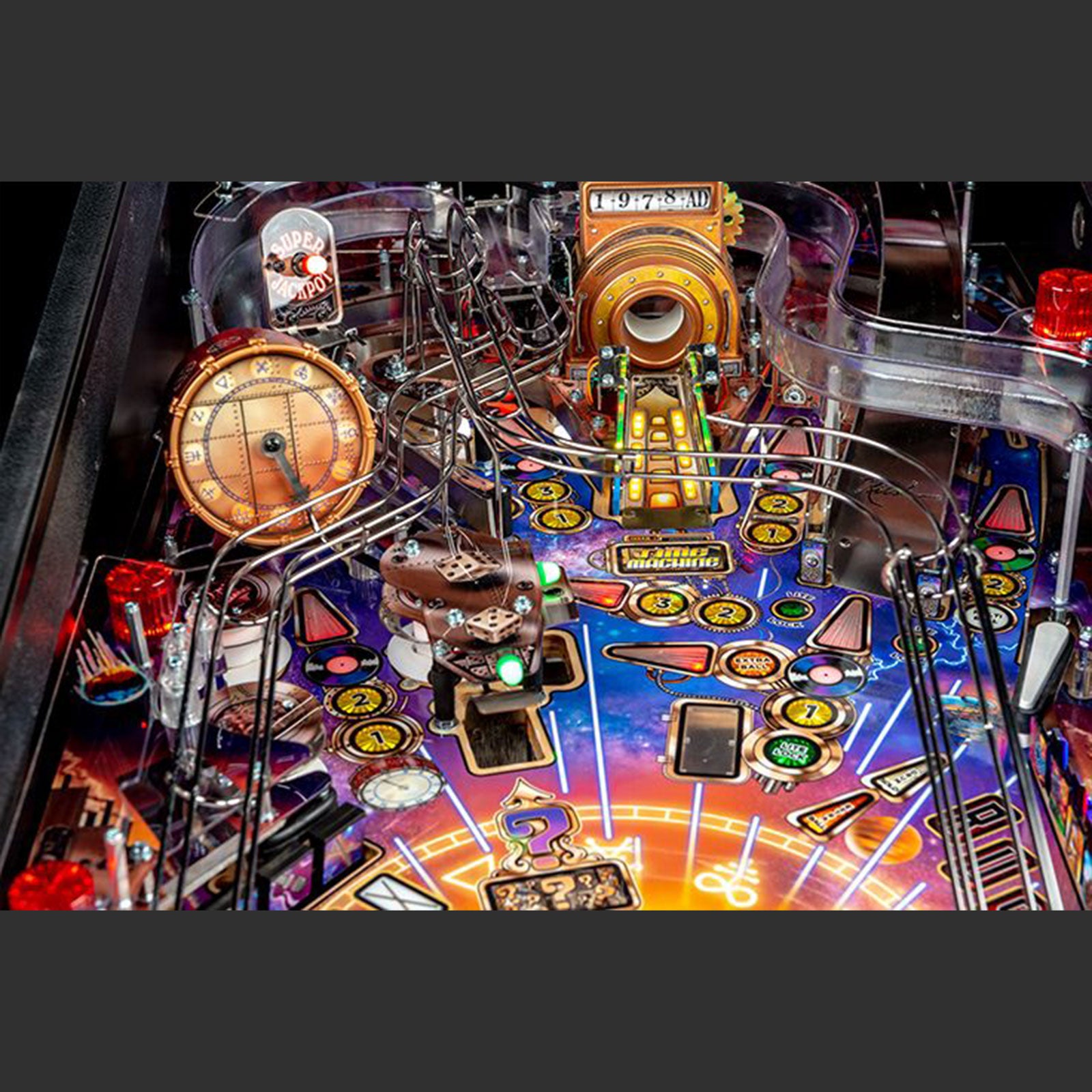 Nitro Pinball Sales Canada Stern Pinball Machine RUSH-PREMIUM Playfield