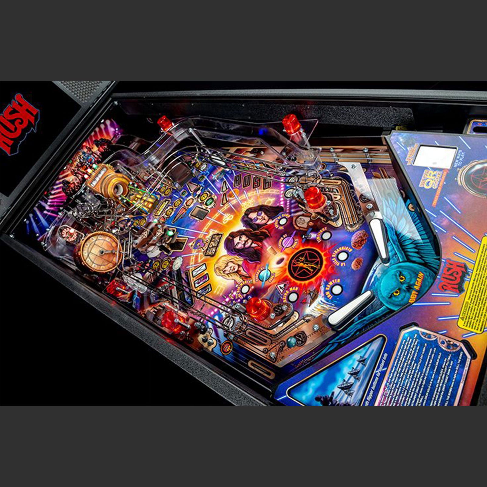 Nitro Pinball Sales Canada Stern Pinball Machine RUSH-PREMIUM Playfield