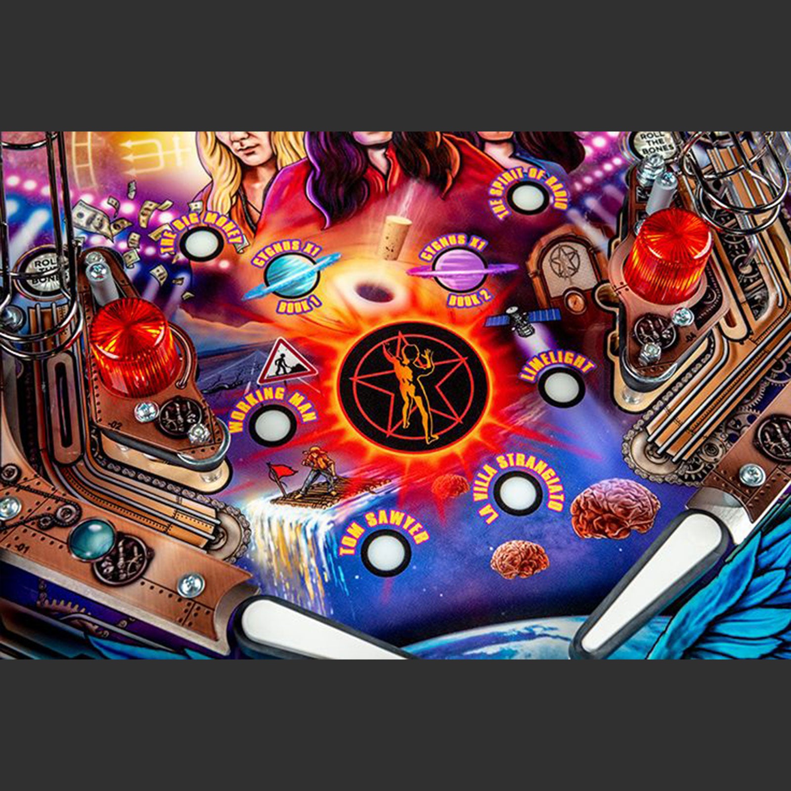 Nitro Pinball Sales Canada Stern Pinball Machine RUSH-PREMIUM Playfield