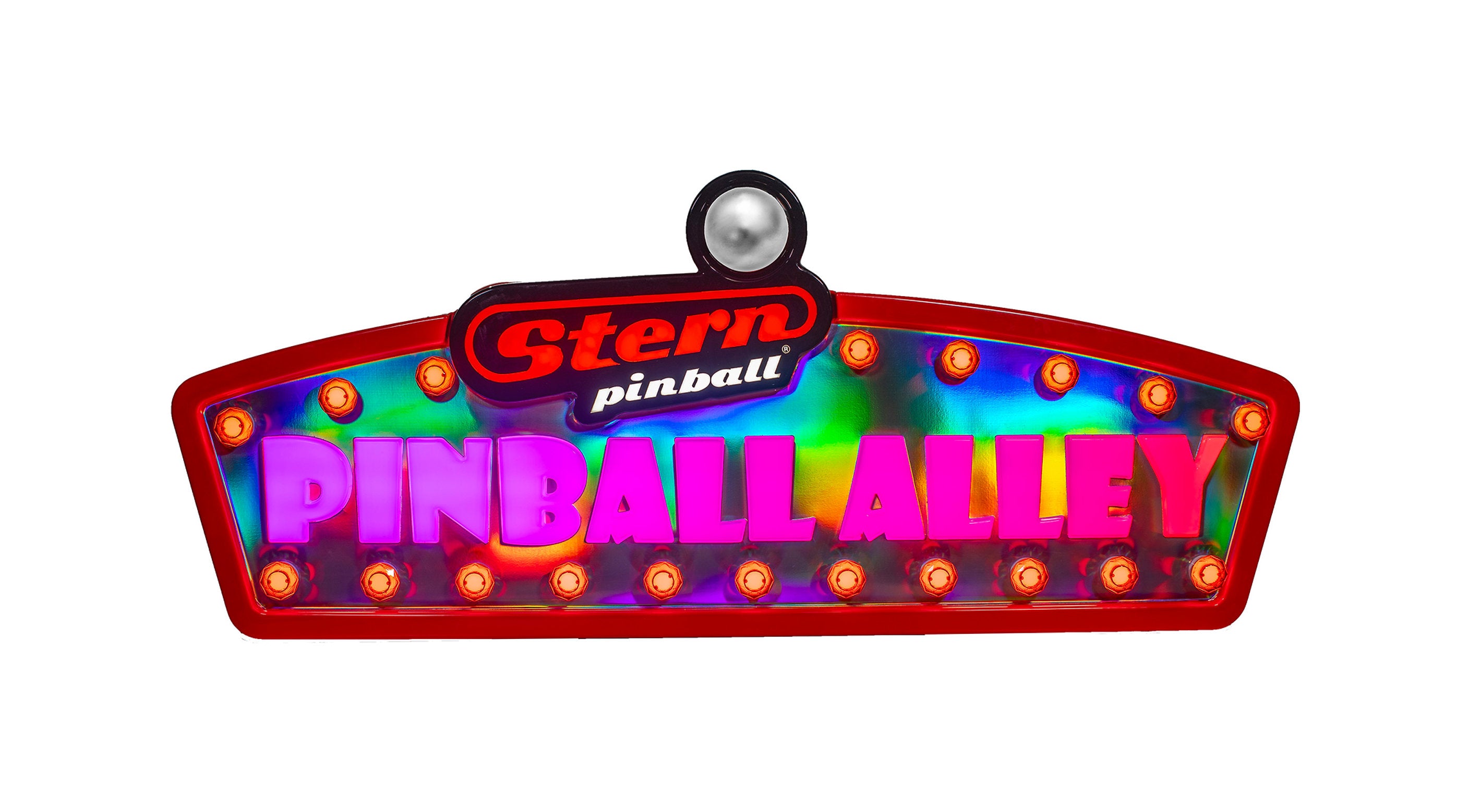 STERN "PINBALL ALLEY" ARCADE SIGN - IN STOCK!