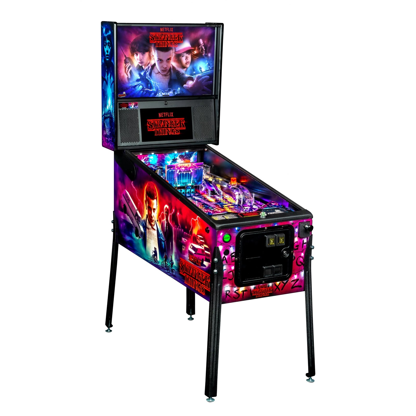 Nitro Pinball Sales Canada Stranger Things Pro Stern pinball machine playfield