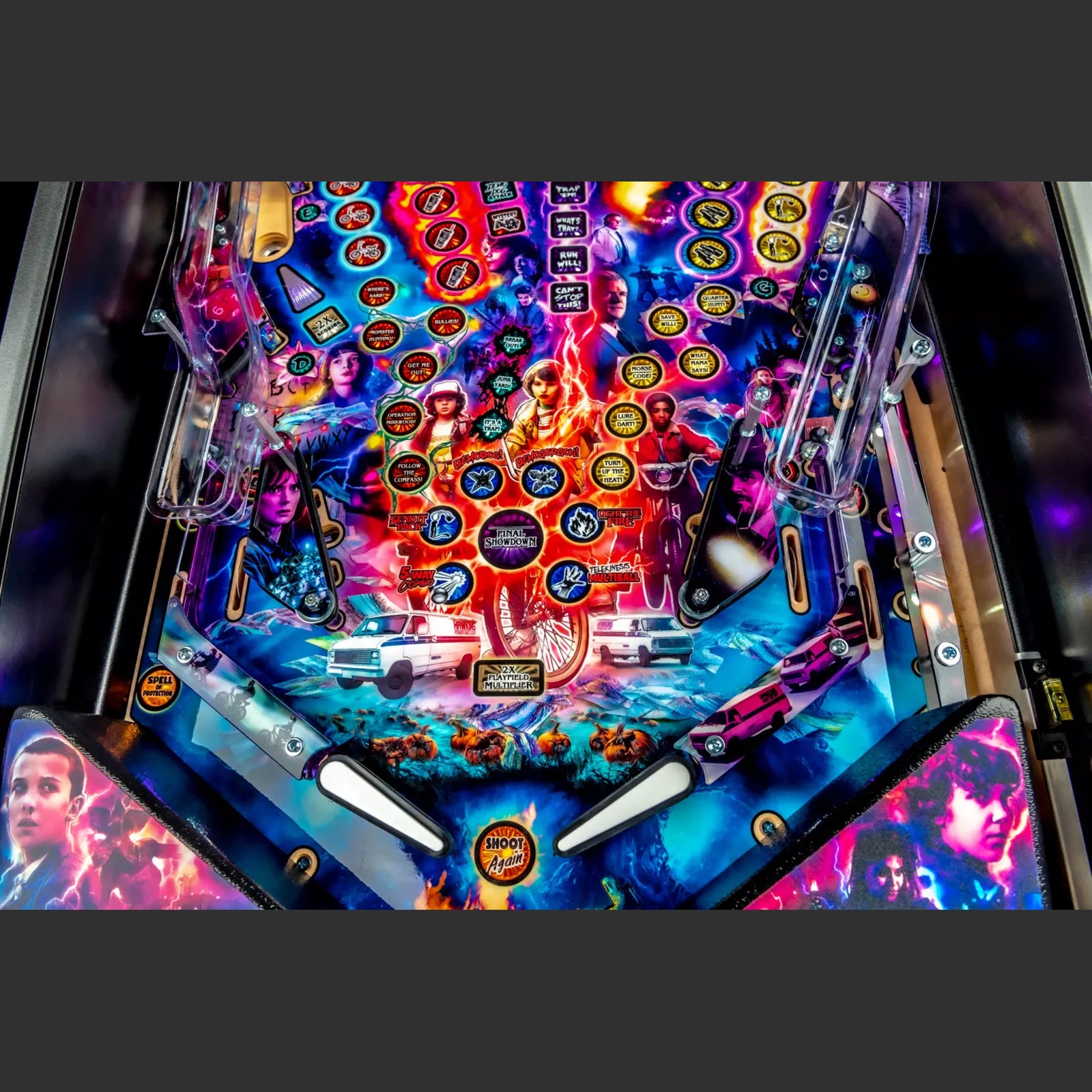 Nitro Pinball Sales Canada Stranger Things Pro Stern pinball machine playfield