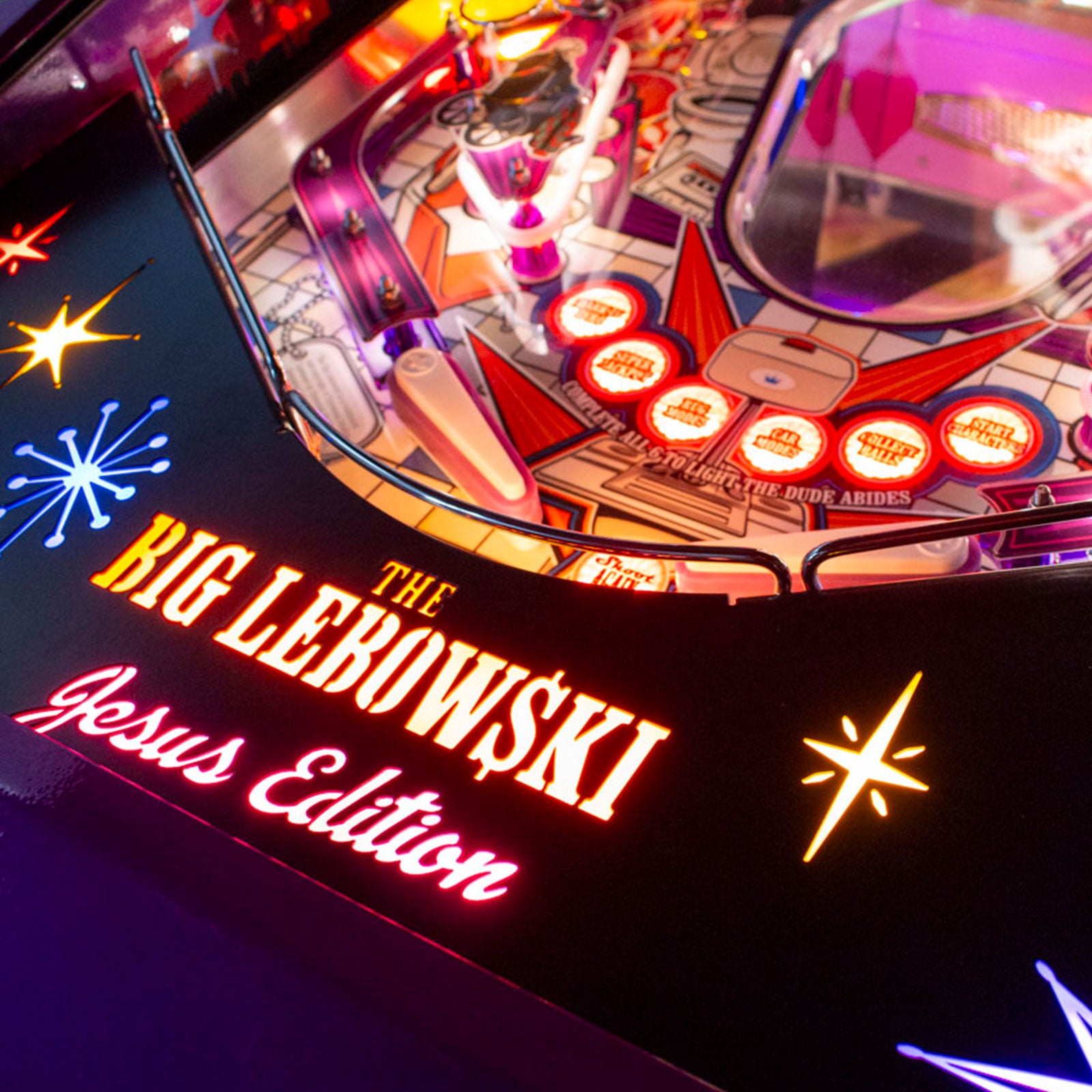 Nitro Pinball Sales The Big Lebowski Jesus Edition Dutch Pinball Machine