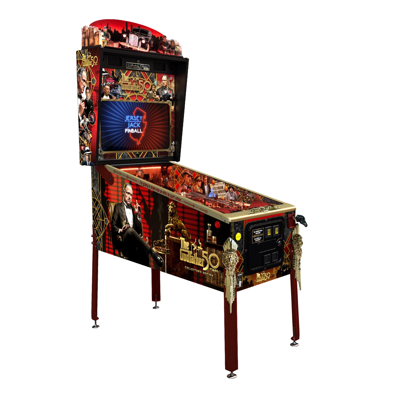 Nitro Pinball Sales Canada The Godfather™ Colector's Edition  Jersey Jack Pinball Machine