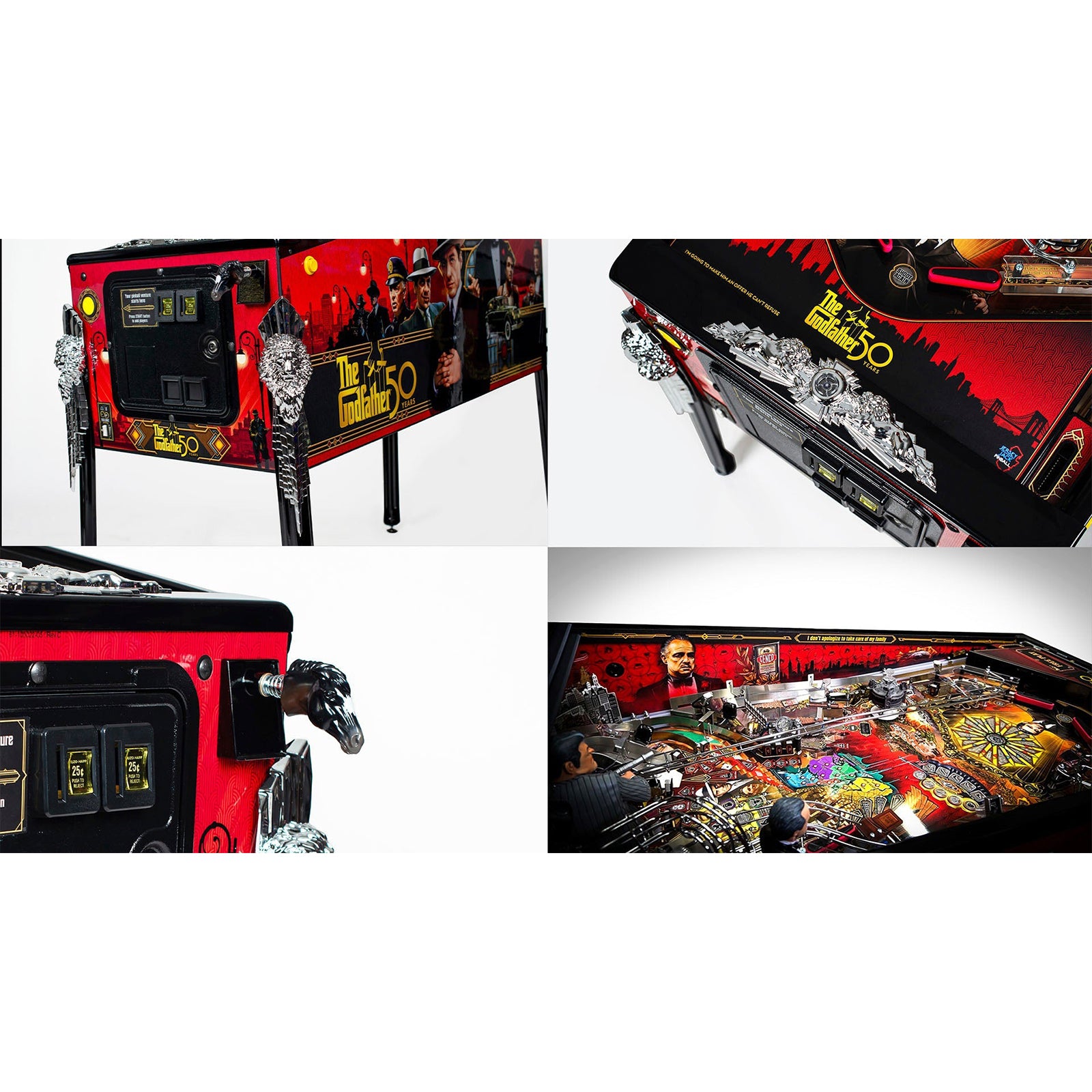 Nitro Pinball Sales Playfield Accessories The Godfather Limited Edition: Accessory Bundle