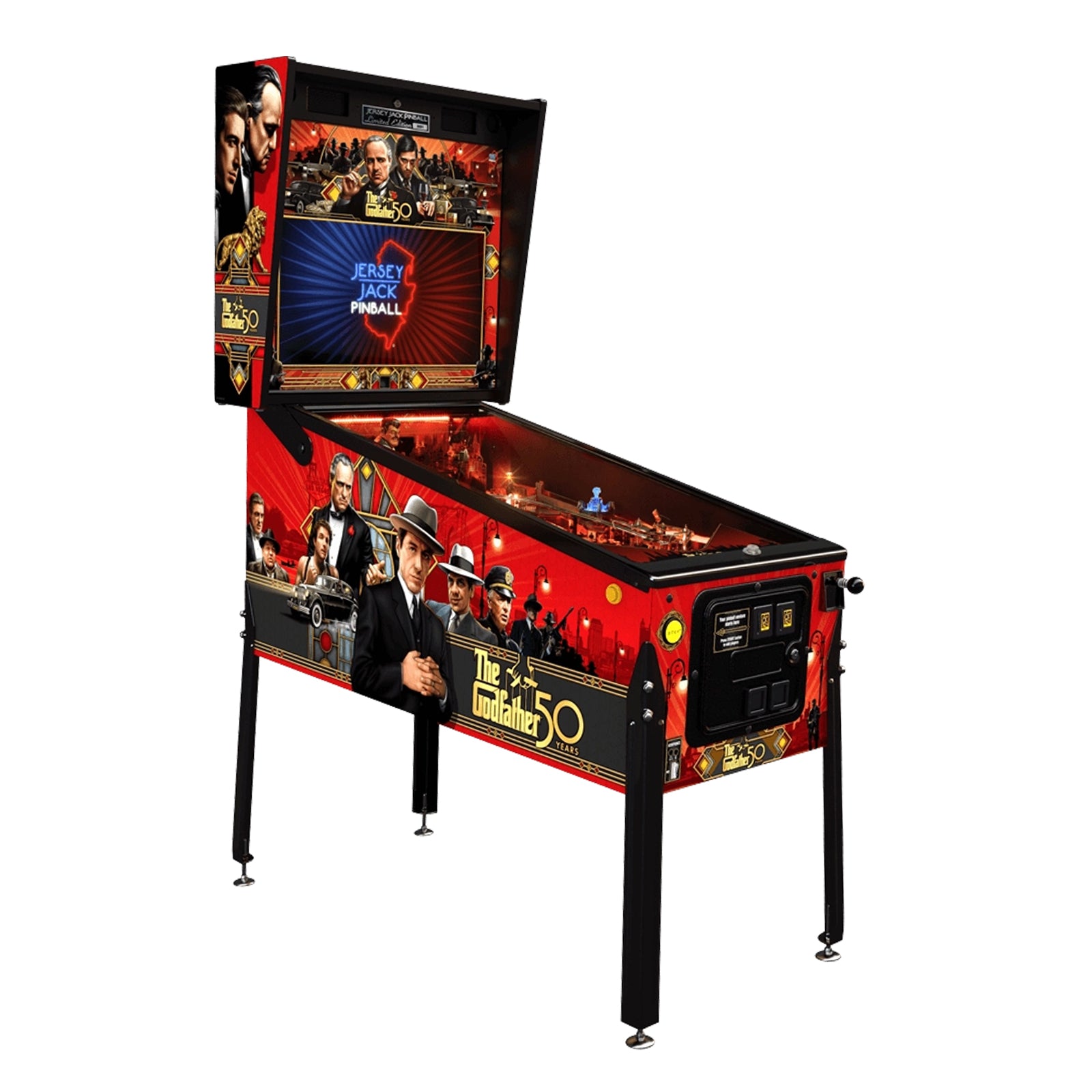 Nitro Pinball Sales Canada The Godfather™ Limited Edition - LAST ONE! Jersey Jack Pinball Machine