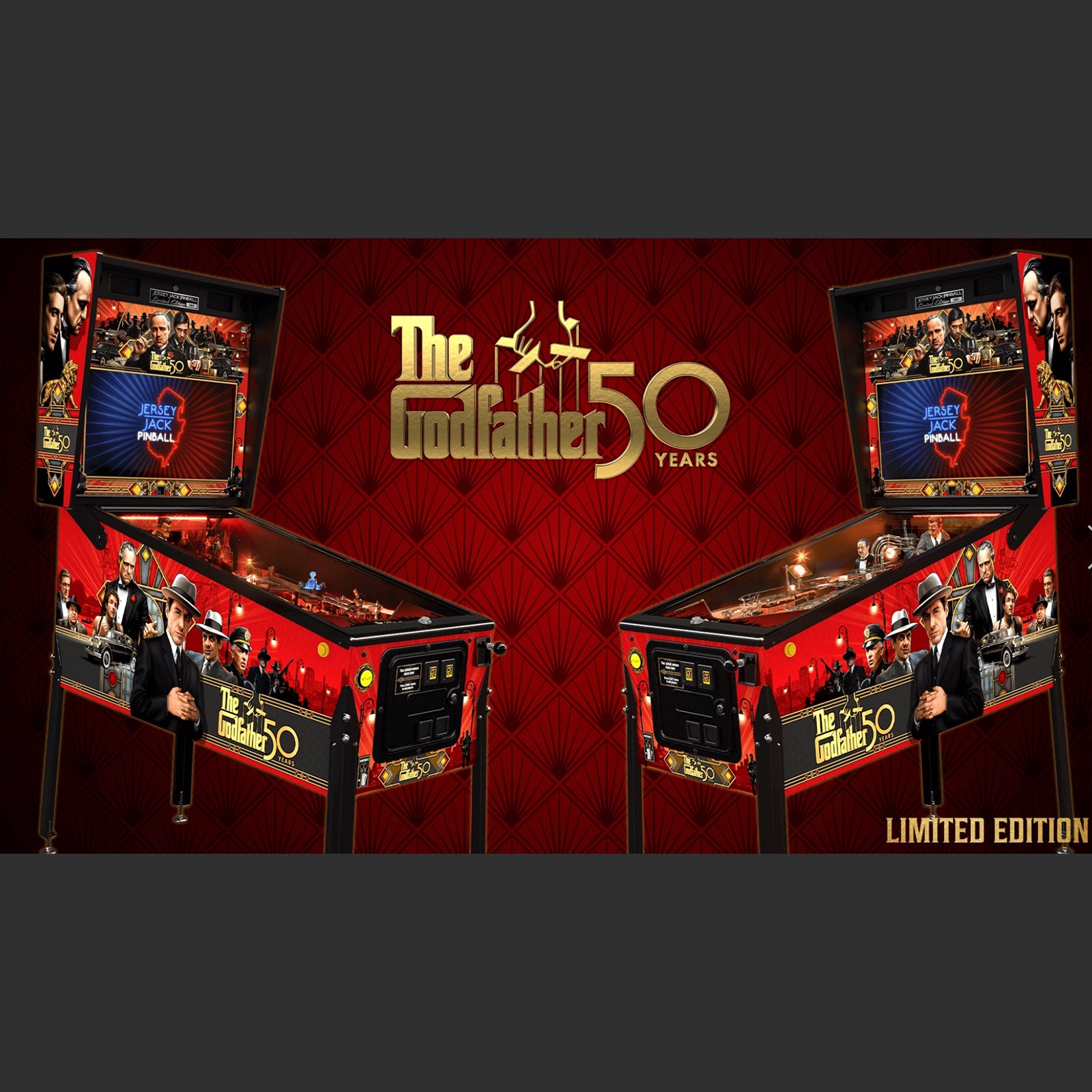 Nitro Pinball Sales Canada The Godfather™ Limited Edition - LAST ONE! Jersey Jack Pinball Machine